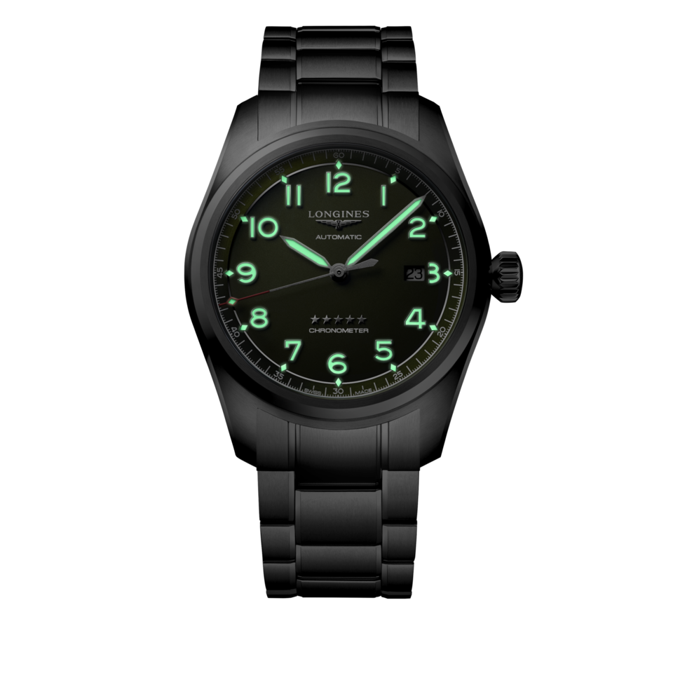 Longines Spirit 42mm Cadran Vert Mat - L3.811.4.03.6