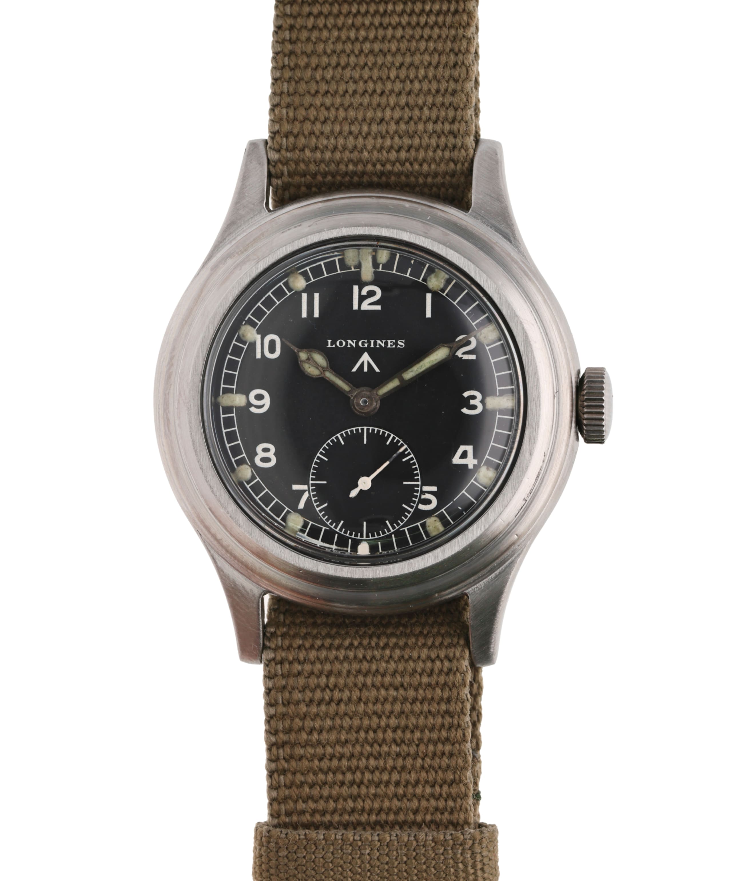 WWW military watch produced for the British army (1945) l9.999.4.08.7-6960499 Manual winding, Stainless steel, Black, Strap - Vintage Watch