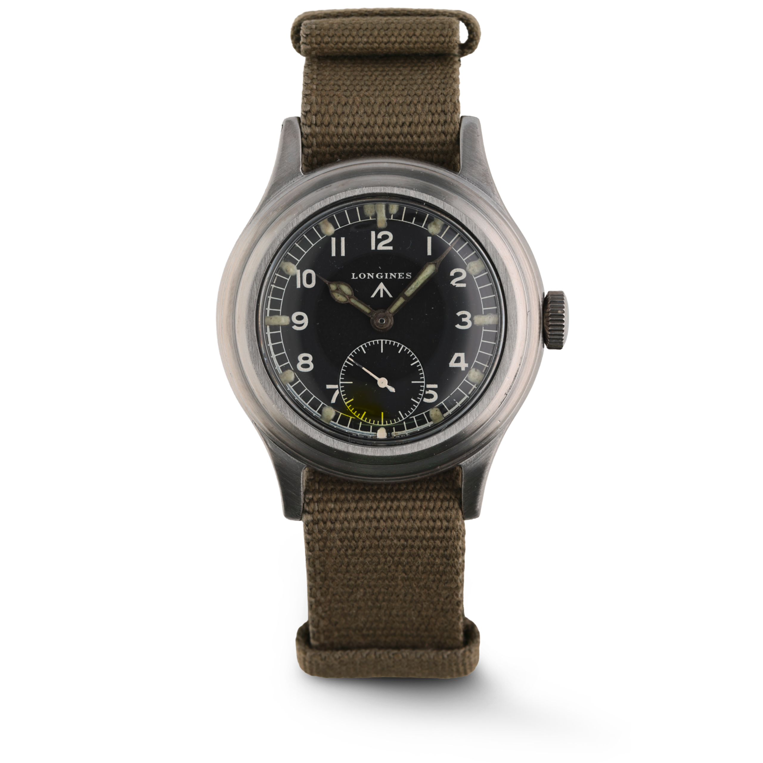 WWW military watch produced for the British army (1945) l9.999.4.08.7-6960499 Manual winding, Stainless steel, Black, Strap - Vintage Watch