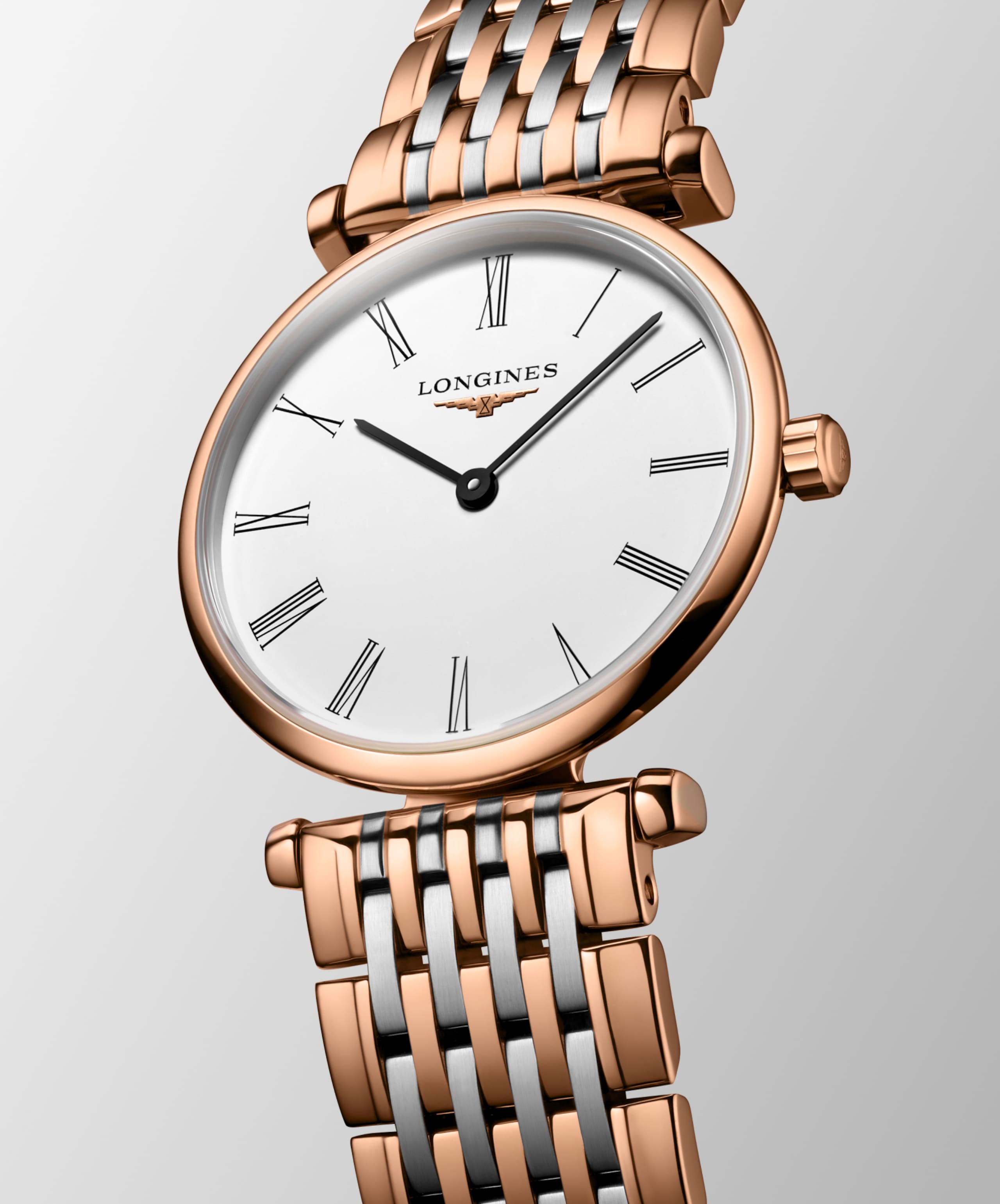 Longines LA GRANDE CLASSIQUE DE LONGINES cuarzo revestimiento pvd rojo Watch - L4.209.1.91.7