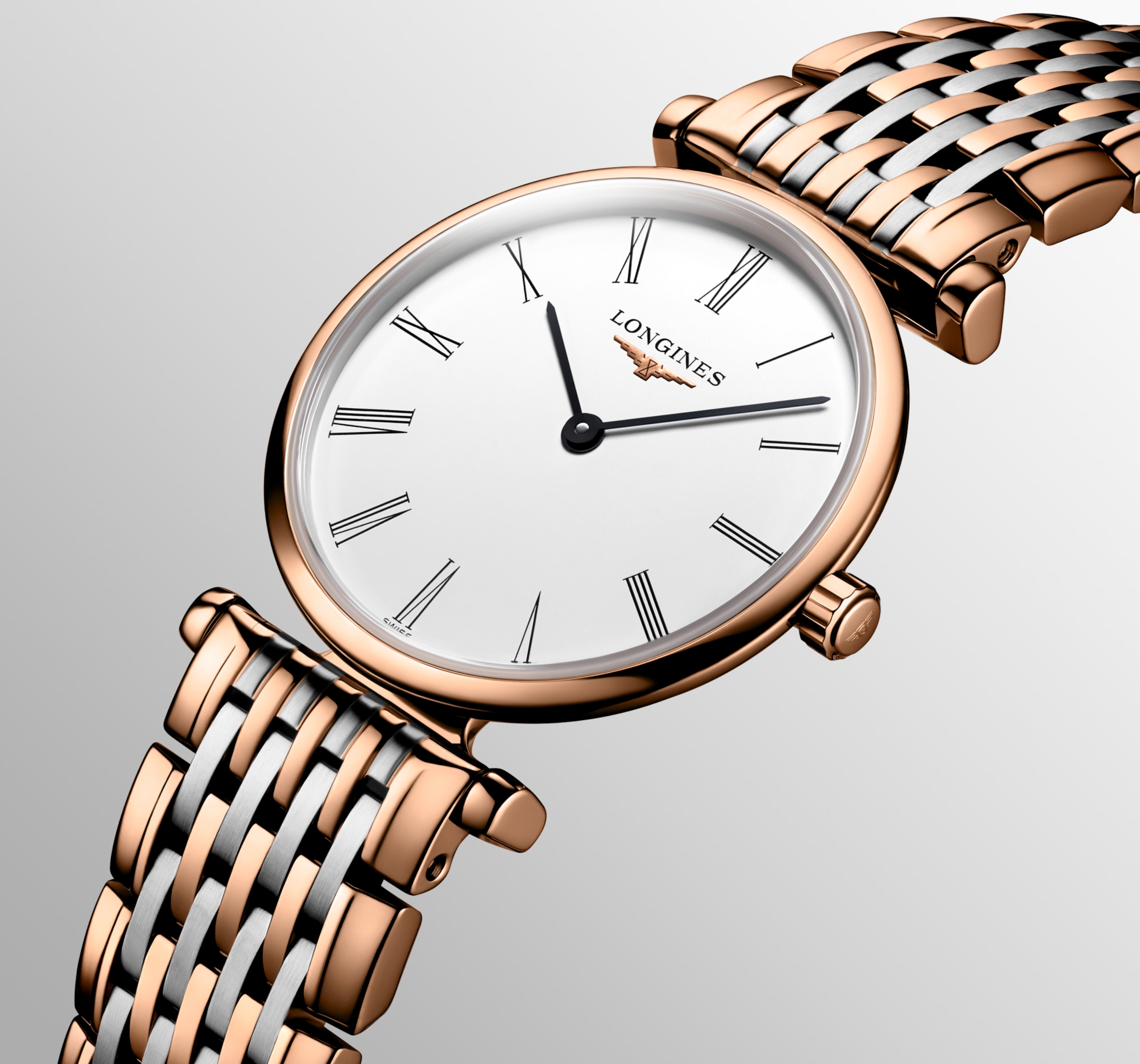Longines LA GRANDE CLASSIQUE DE LONGINES cuarzo revestimiento pvd rojo Watch - L4.209.1.91.7
