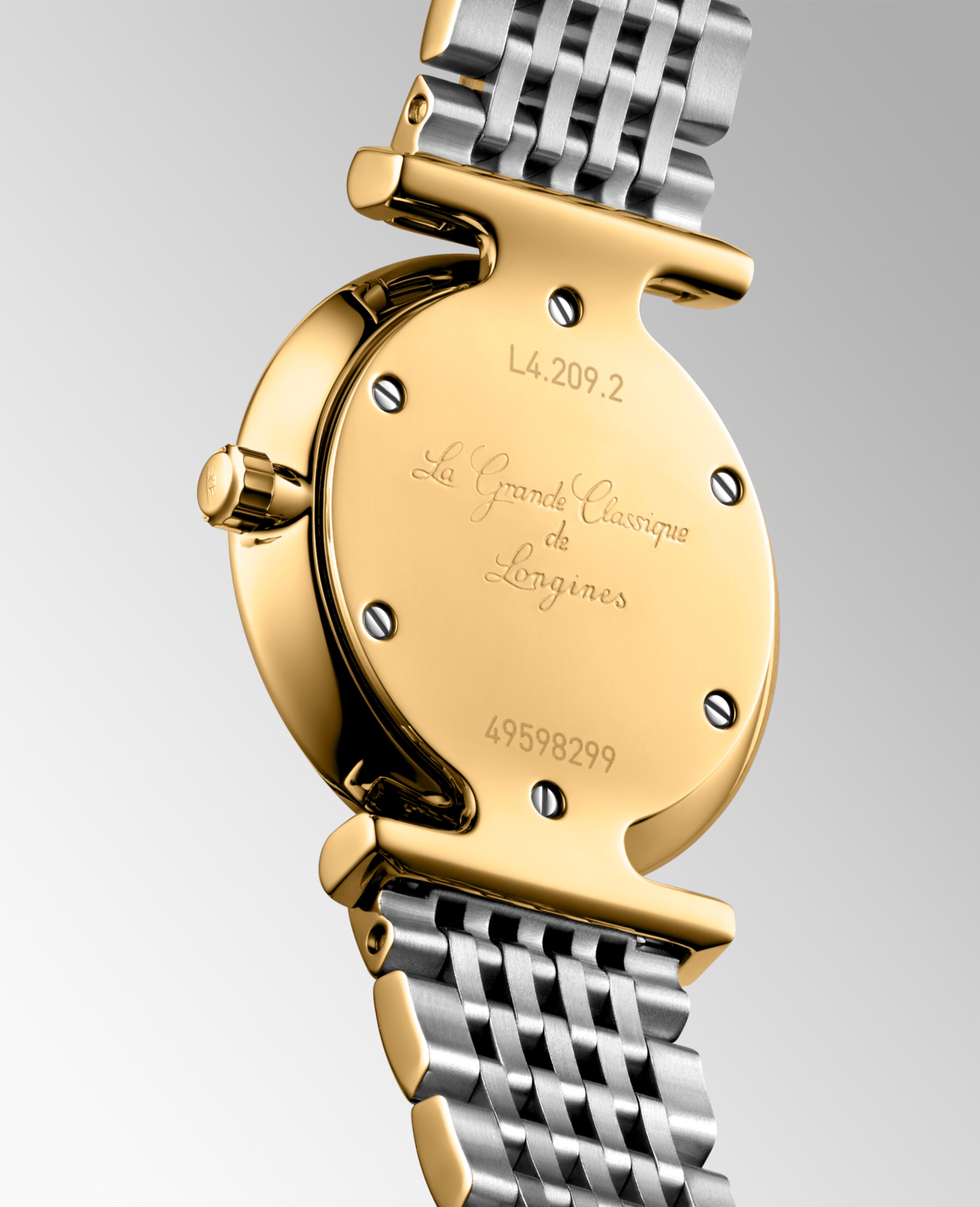 Longines LA GRANDE CLASSIQUE DE LONGINES Quartz Stainless steel and yellow PVD coating Watch - L4.209.2.11.D