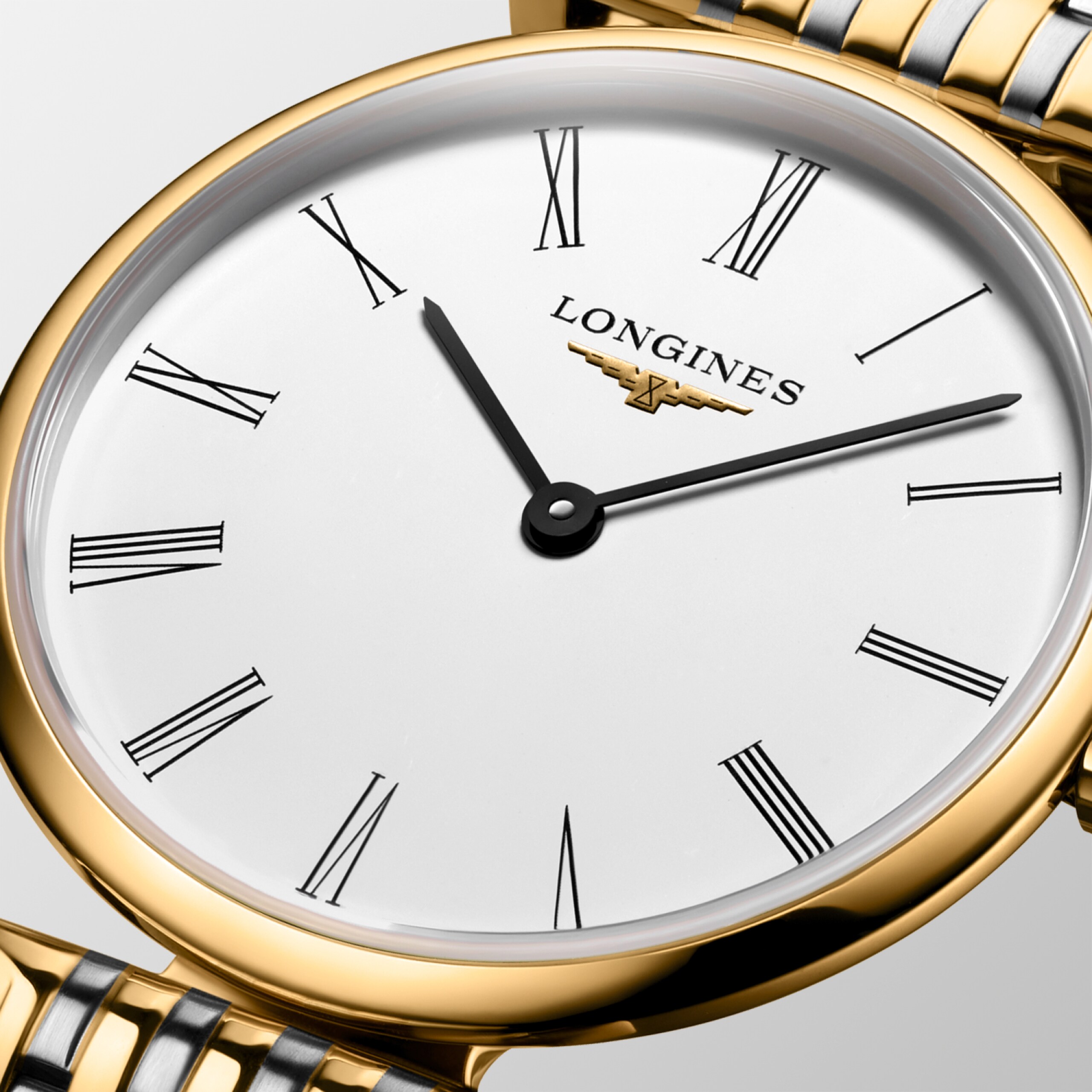 Longines LA GRANDE CLASSIQUE DE LONGINES Quartz Stainless steel and yellow PVD coating Watch - L4.209.2.11.D