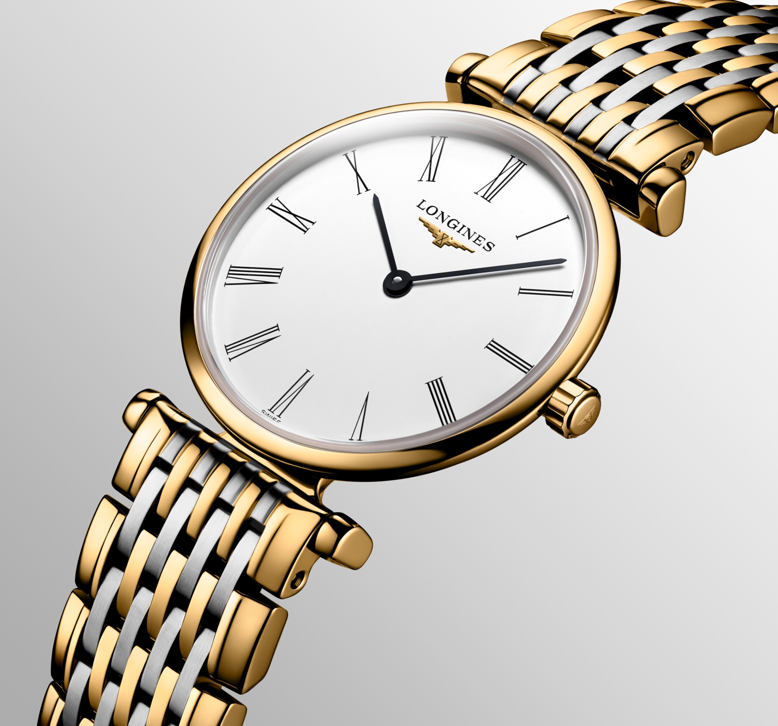 Longines LA GRANDE CLASSIQUE DE LONGINES Quartz Stainless steel and yellow PVD coating Watch - L4.209.2.11.D