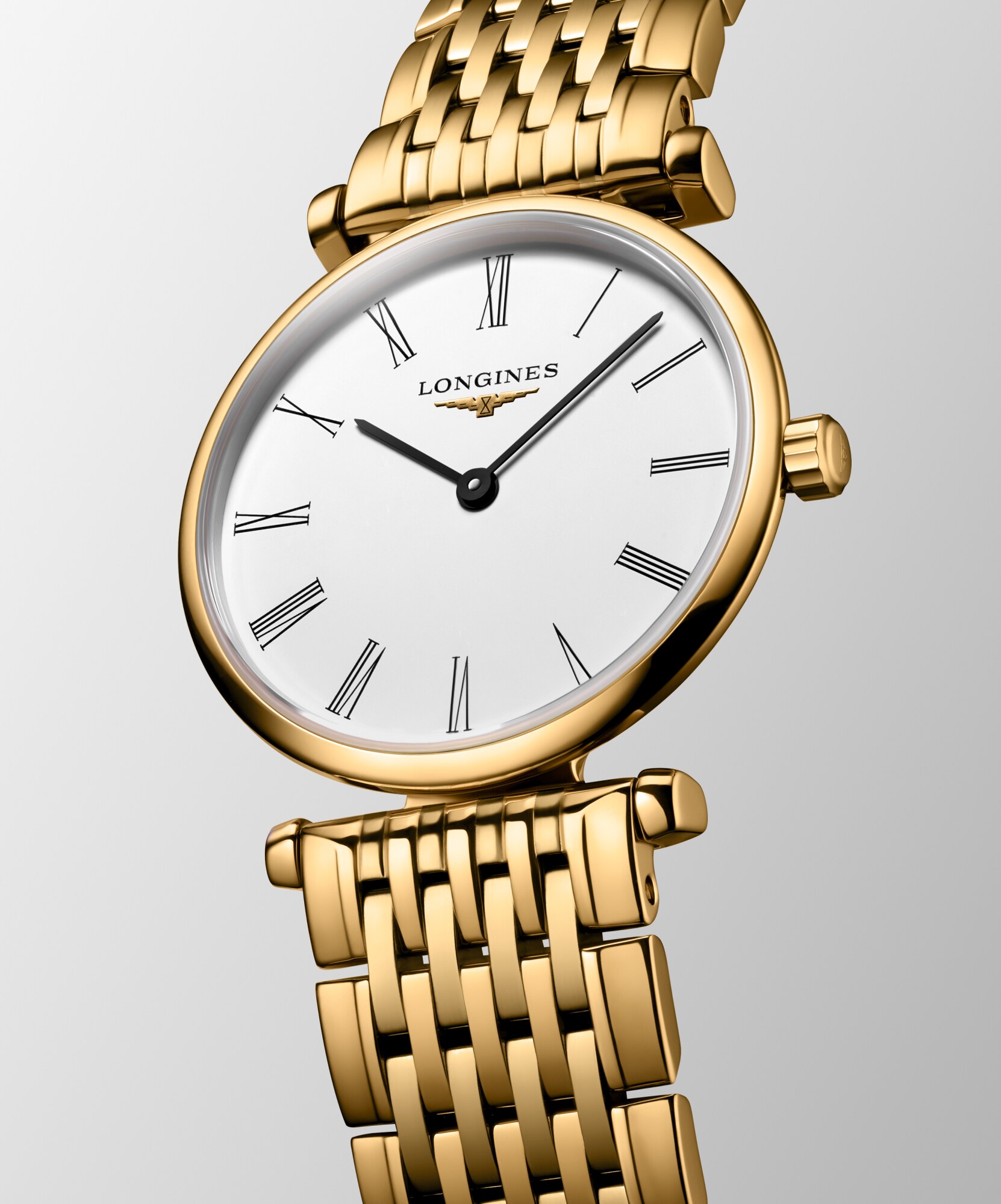 LA GRANDE CLASSIQUE DE LONGINES Quartz, Yellow Pvd Coating, White