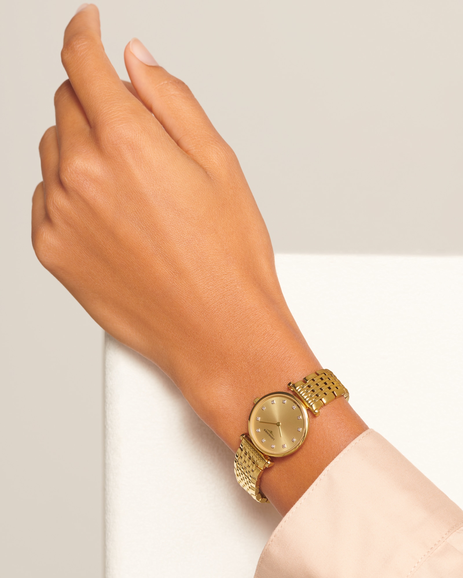 LA GRANDE CLASSIQUE DE LONGINES Quartz, Yellow Pvd Coating, Gilt