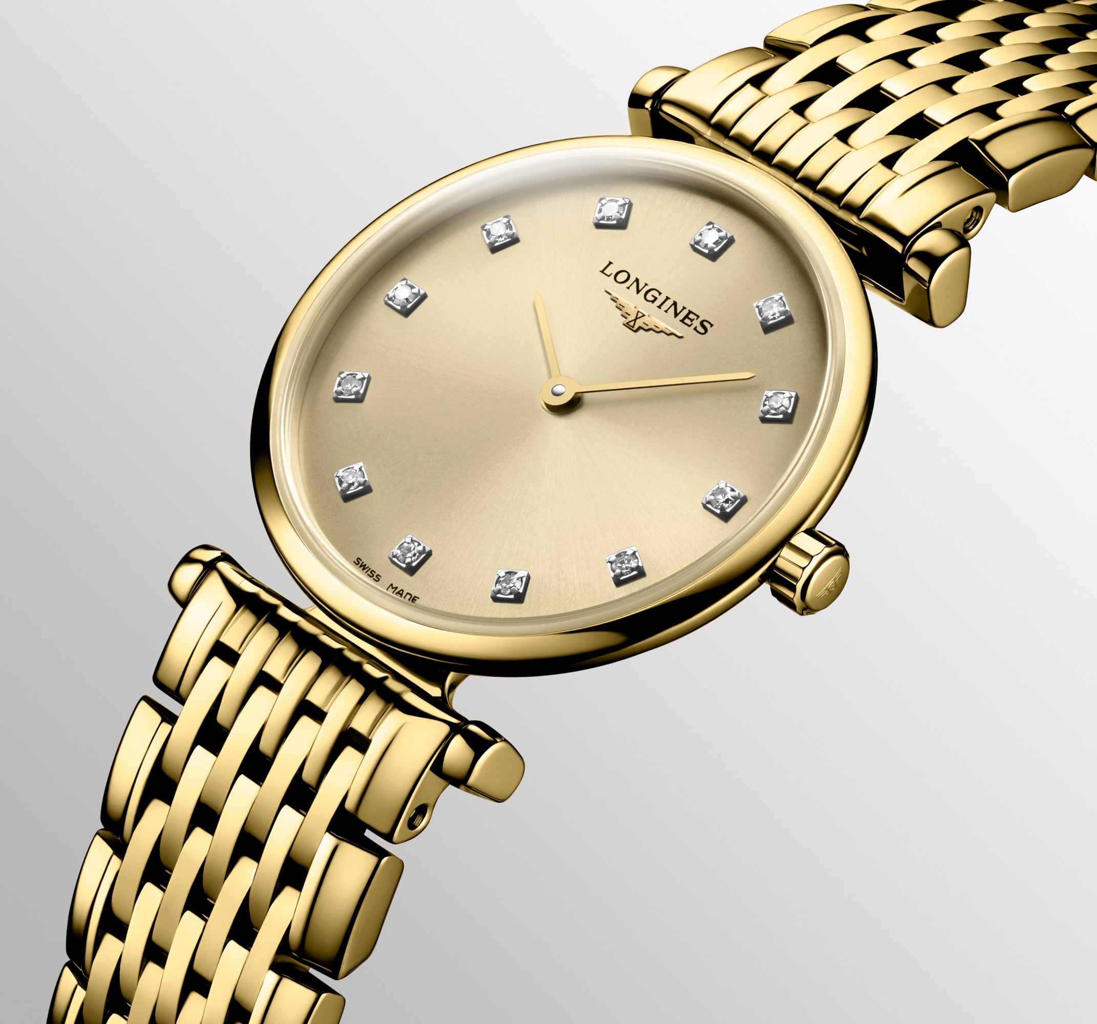 LA GRANDE CLASSIQUE DE LONGINES Quartz, Yellow Pvd Coating, Gilt