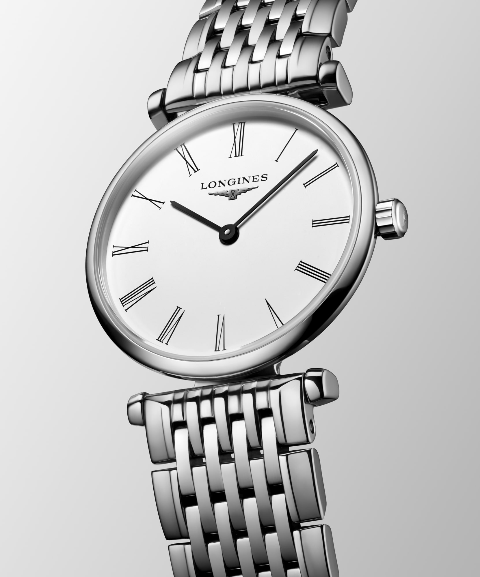 LA GRANDE CLASSIQUE DE LONGINES Quartz, Stainless Steel, White