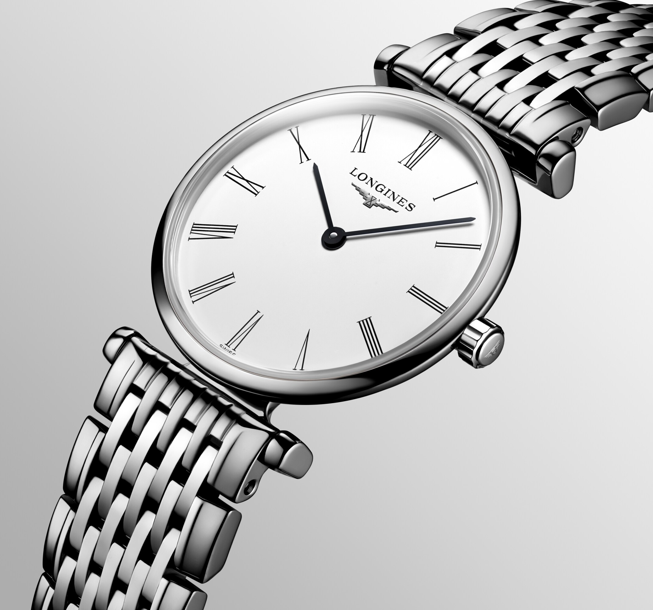 LA GRANDE CLASSIQUE DE LONGINES Quartz, Stainless Steel, White