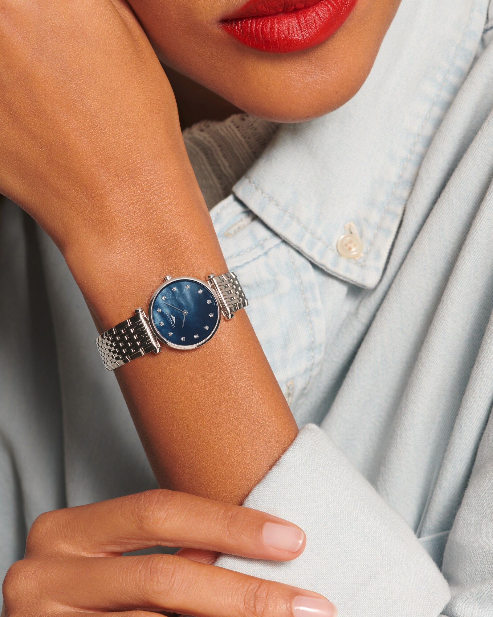 腕時計 LONGINES ロンジン ラ グラン クラシック ドゥ ピンクゴールドコンビ 36mmメンズ