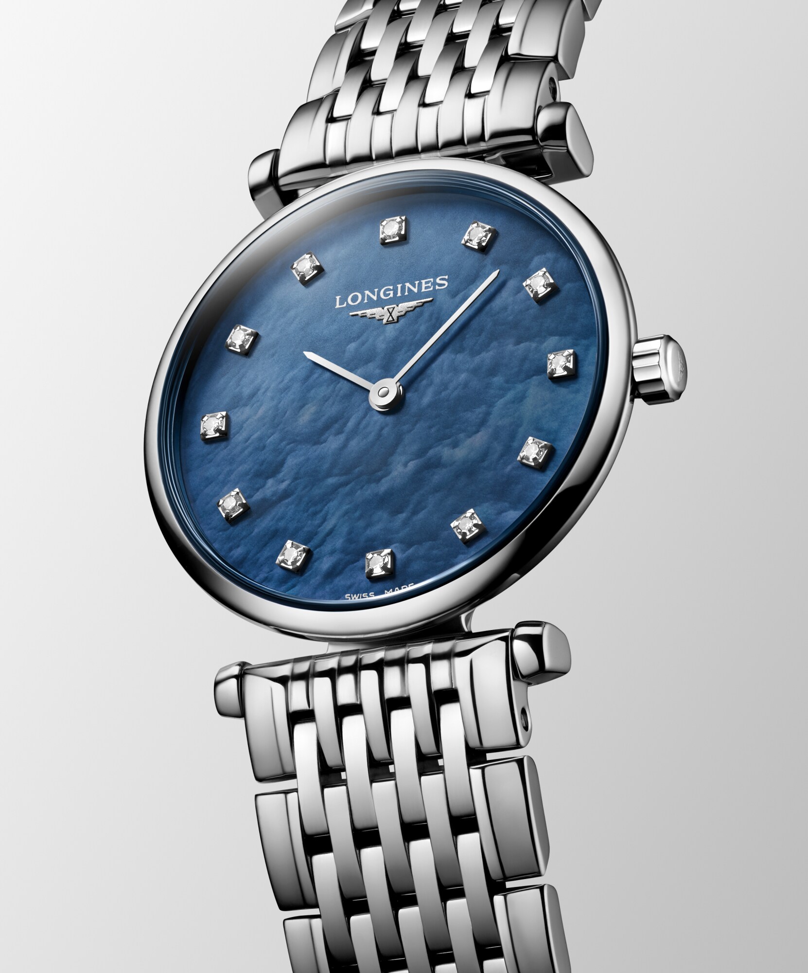 LA GRANDE CLASSIQUE DE LONGINES Quartz, Stainless Steel, Blue