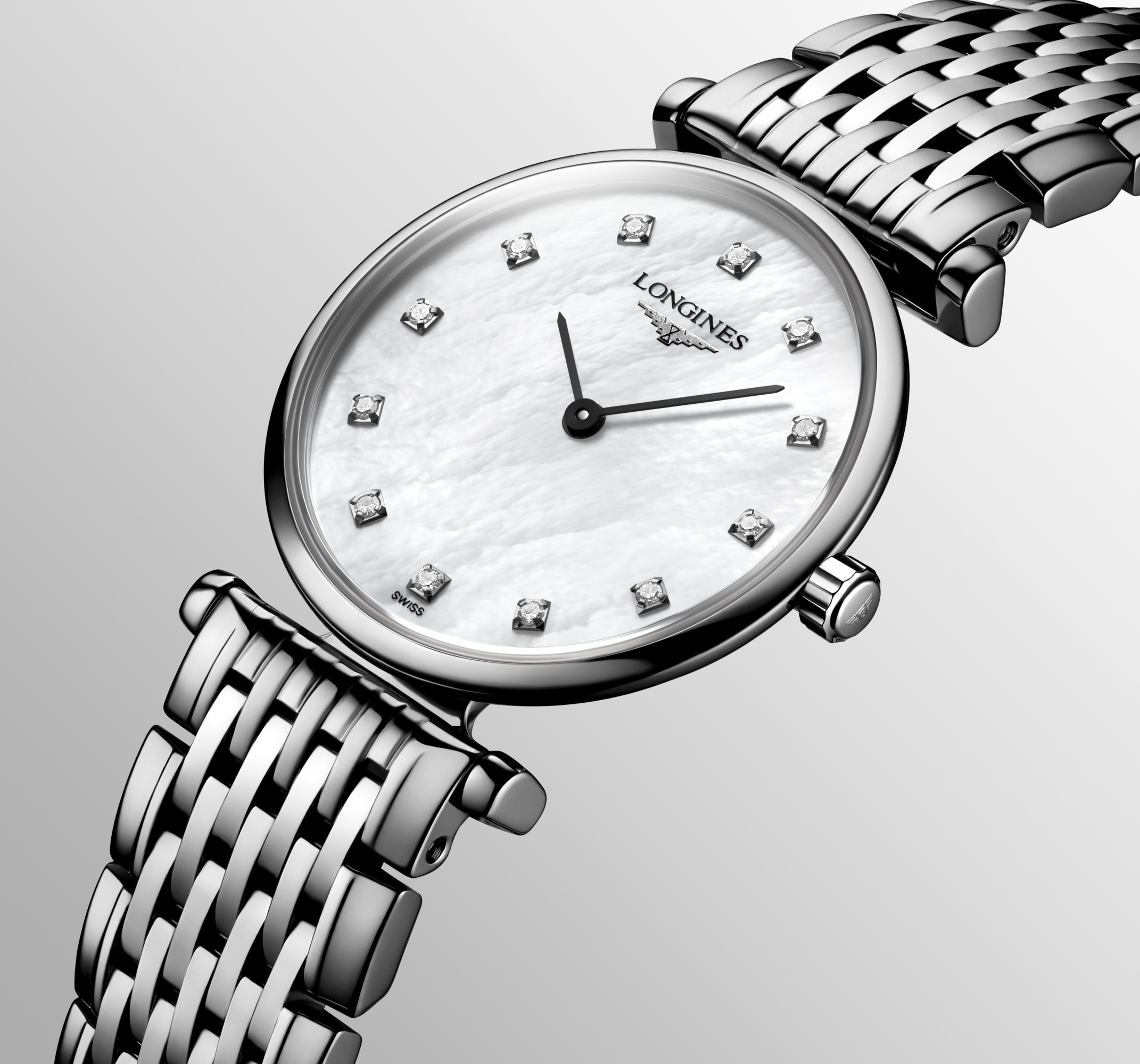 LA GRANDE CLASSIQUE DE LONGINES Quartz, Stainless Steel, White