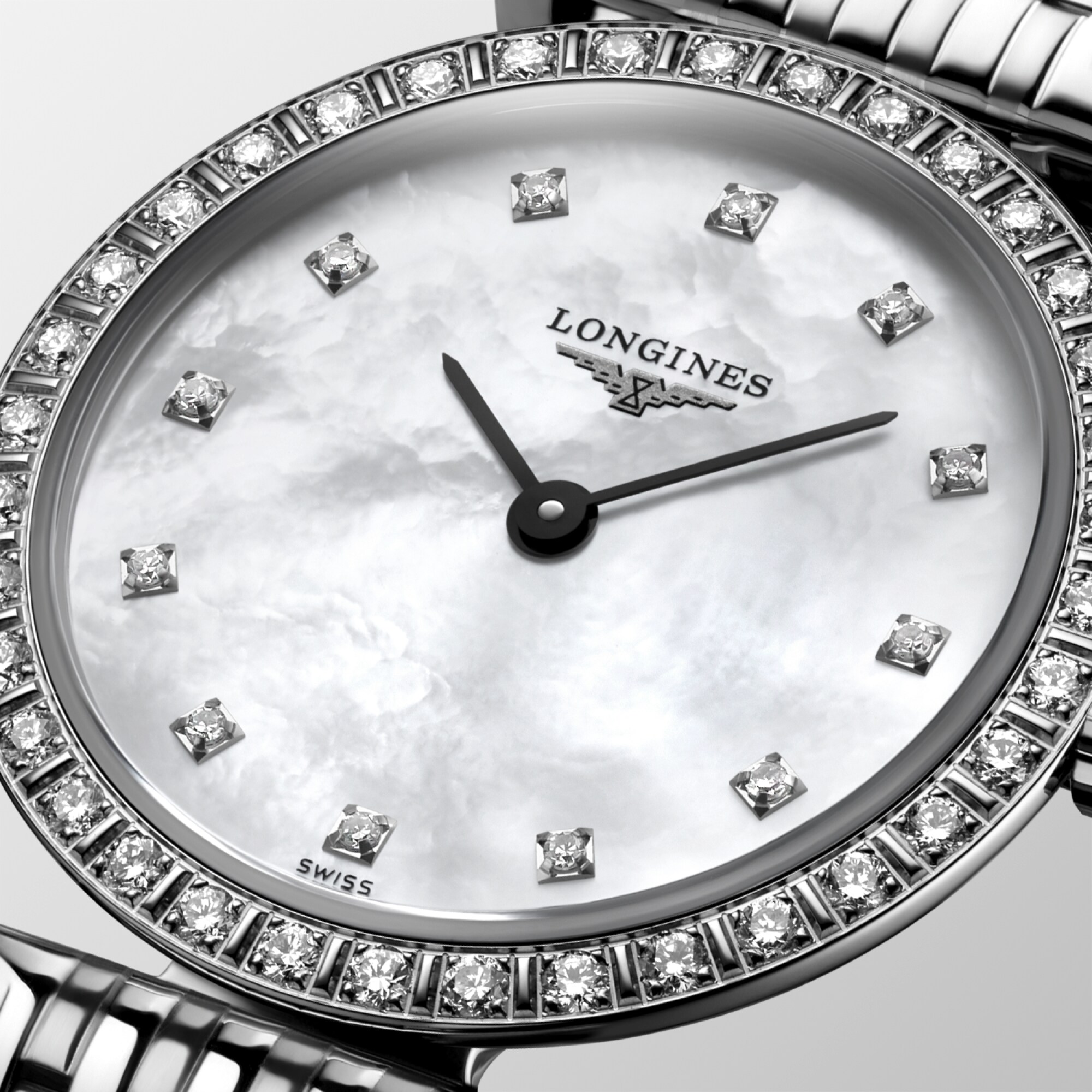 腕時計 ロンジン LONGINES B034 ラ グラン クラシック ドゥ ロンジン クォーツ、ステンレス