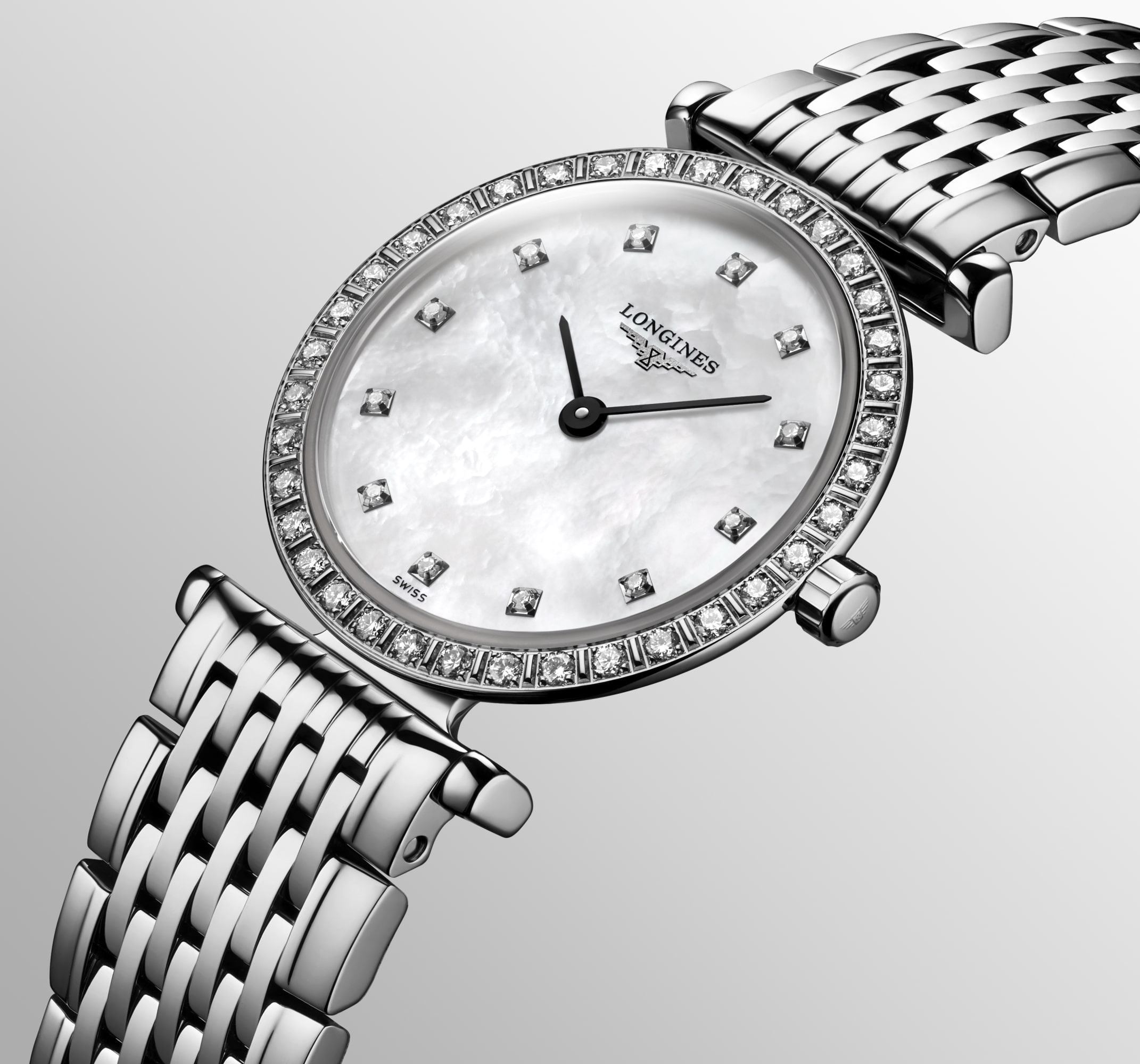 LA GRANDE CLASSIQUE DE LONGINES Quartz, Stainless Steel, White