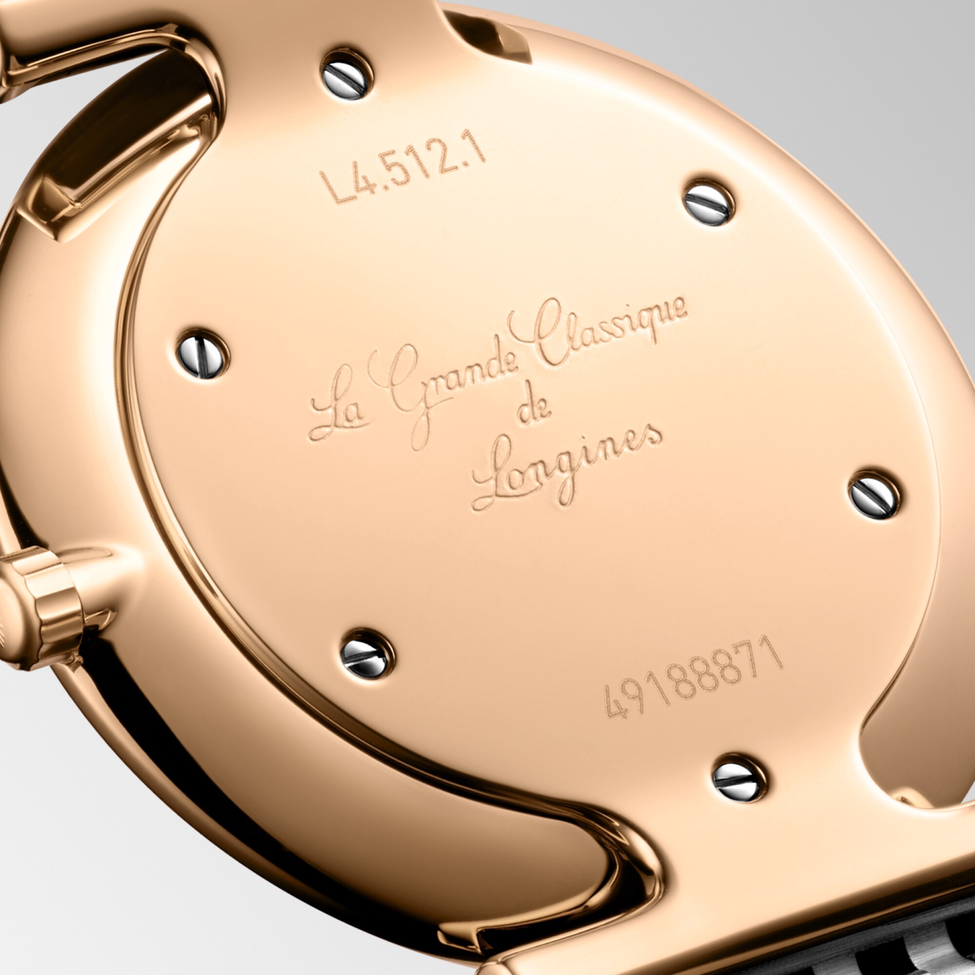 LA GRANDE CLASSIQUE DE LONGINES Quartz, Stainless Steel And Red