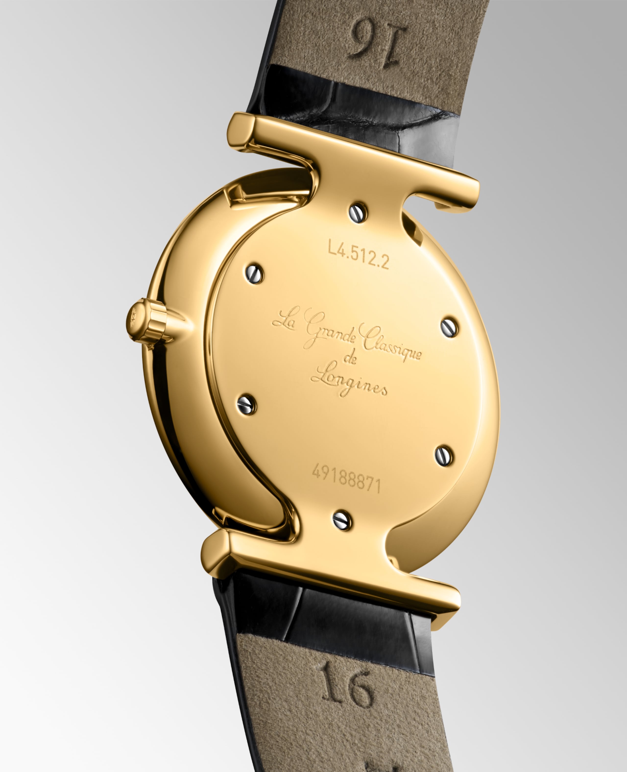 Longines LA GRANDE CLASSIQUE DE LONGINES Кварц Желтое pvd-покрытие Watch - L4.512.2.11.2