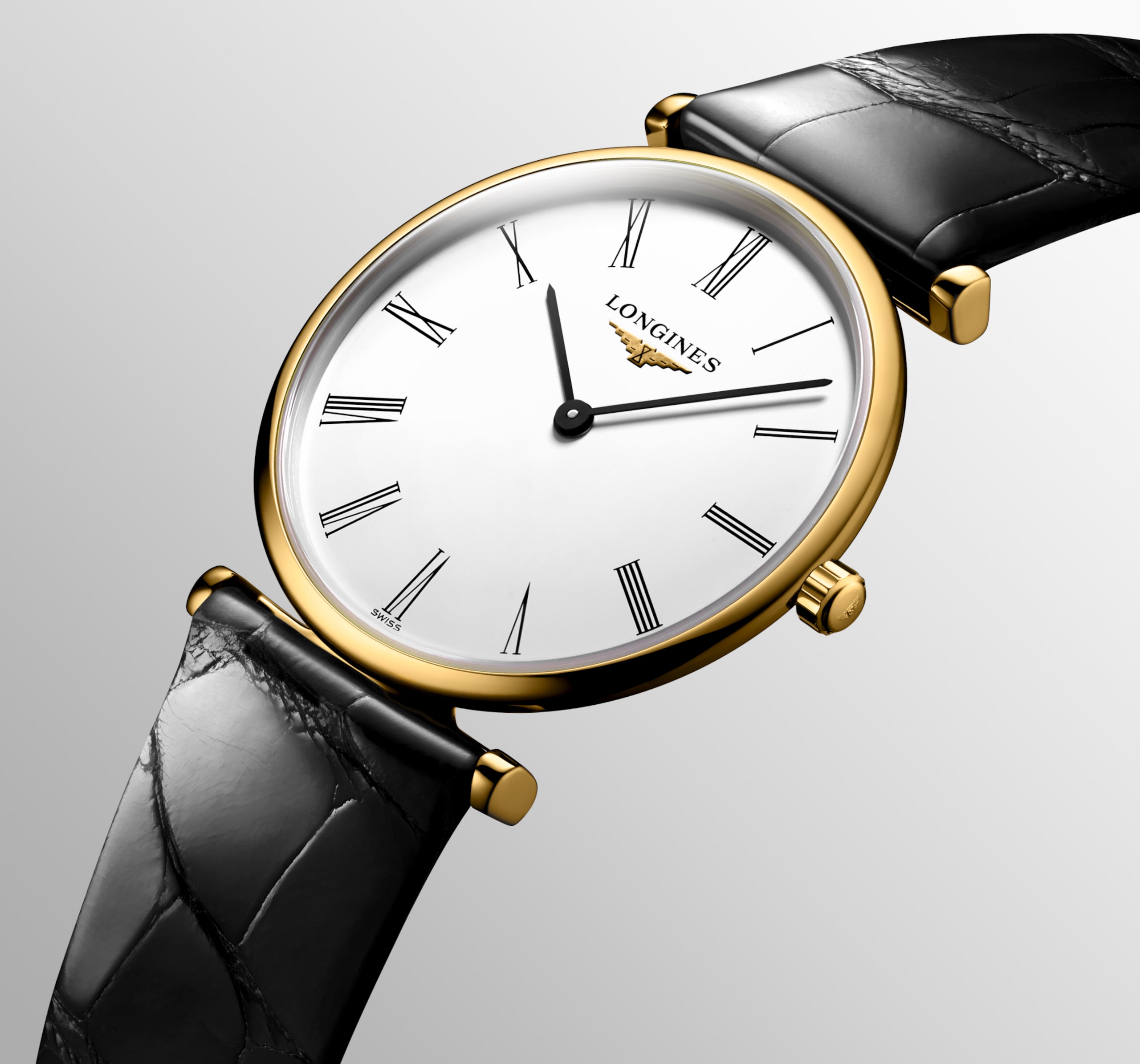 Longines LA GRANDE CLASSIQUE DE LONGINES Кварц Желтое pvd-покрытие Watch - L4.512.2.11.2
