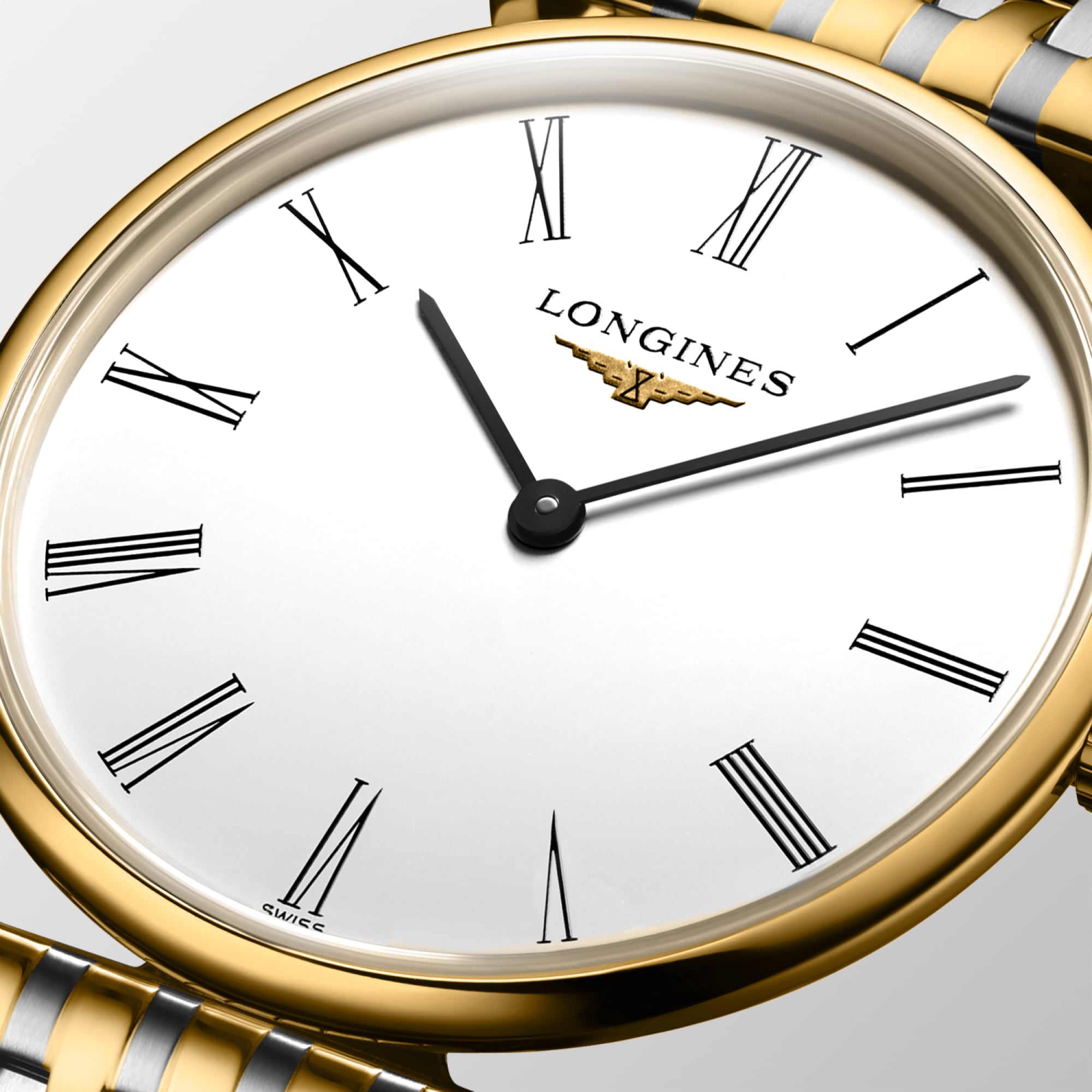 LA GRANDE CLASSIQUE DE LONGINES Quartz, Yellow Pvd Coating, White