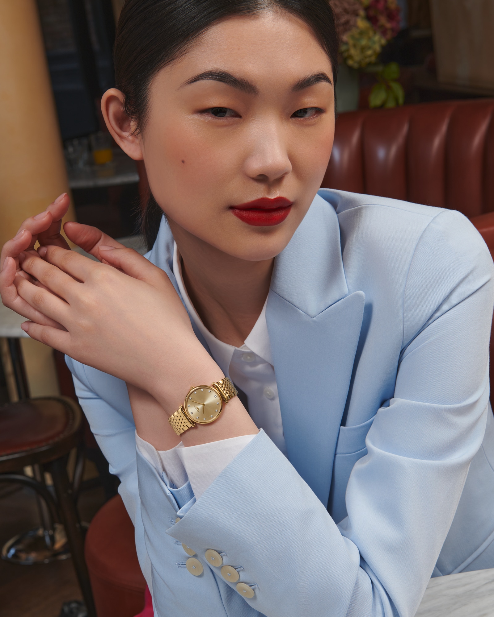 LA GRANDE CLASSIQUE DE LONGINES Quartz, Yellow Pvd Coating, Gilt