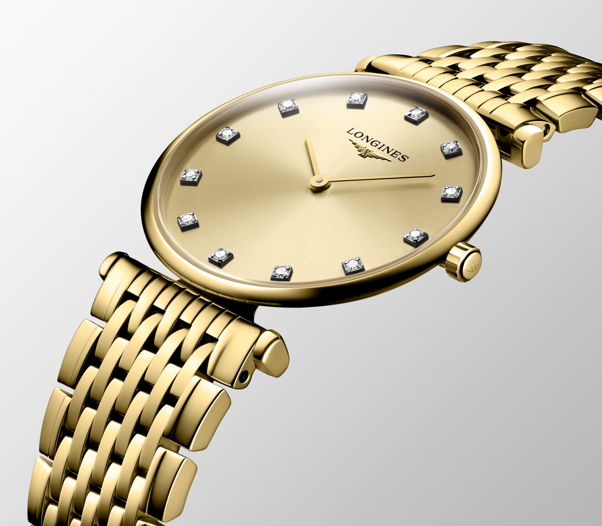 LA GRANDE CLASSIQUE DE LONGINES Quartz, Yellow Pvd Coating, Gilt