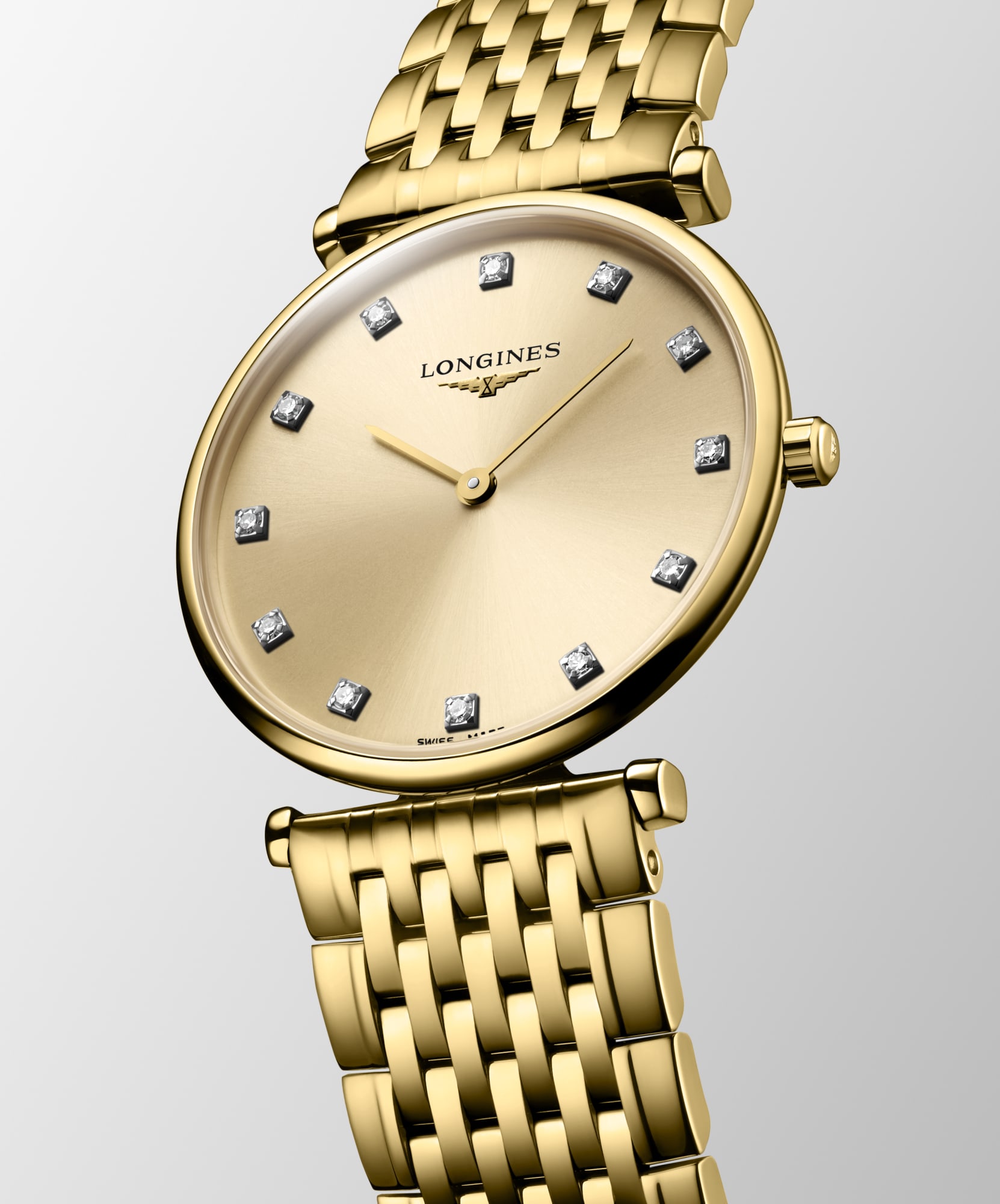 LA GRANDE CLASSIQUE DE LONGINES Quartz, Yellow Pvd Coating, Gilt