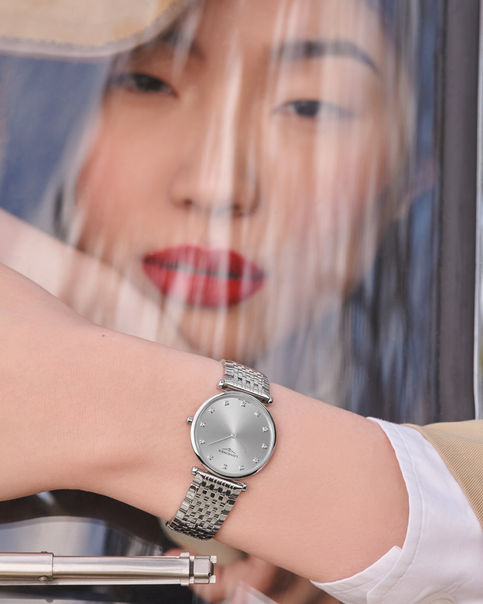 LA GRANDE CLASSIQUE DE LONGINES Quartz, Stainless Steel, Grey Dial