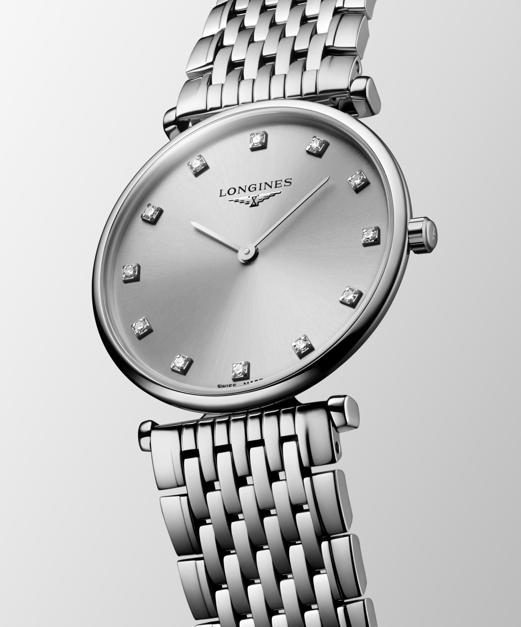 LA GRANDE CLASSIQUE DE LONGINES Quartz, Stainless Steel, Grey Dial