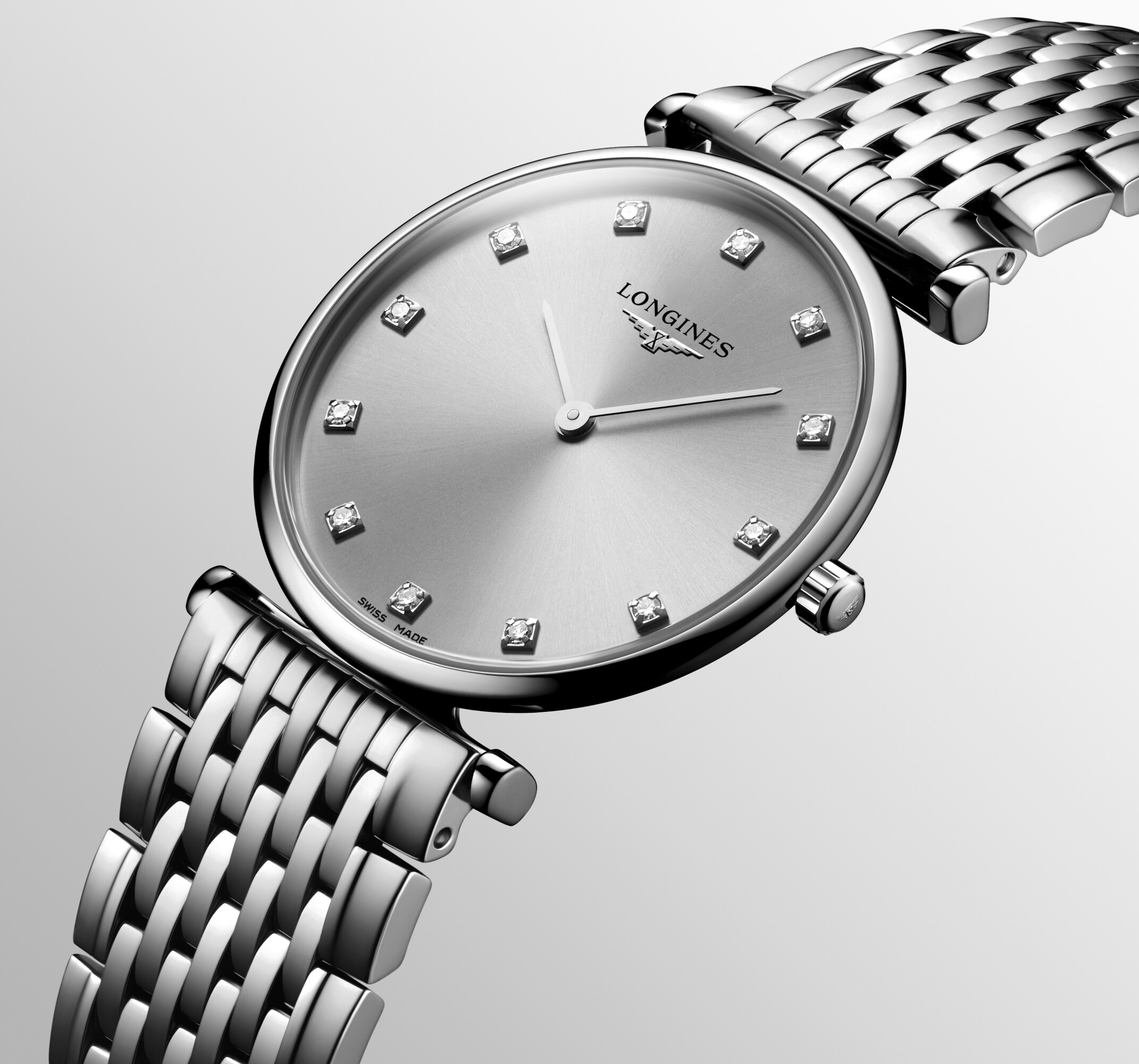 LA GRANDE CLASSIQUE DE LONGINES Quartz, Stainless Steel, Grey Dial