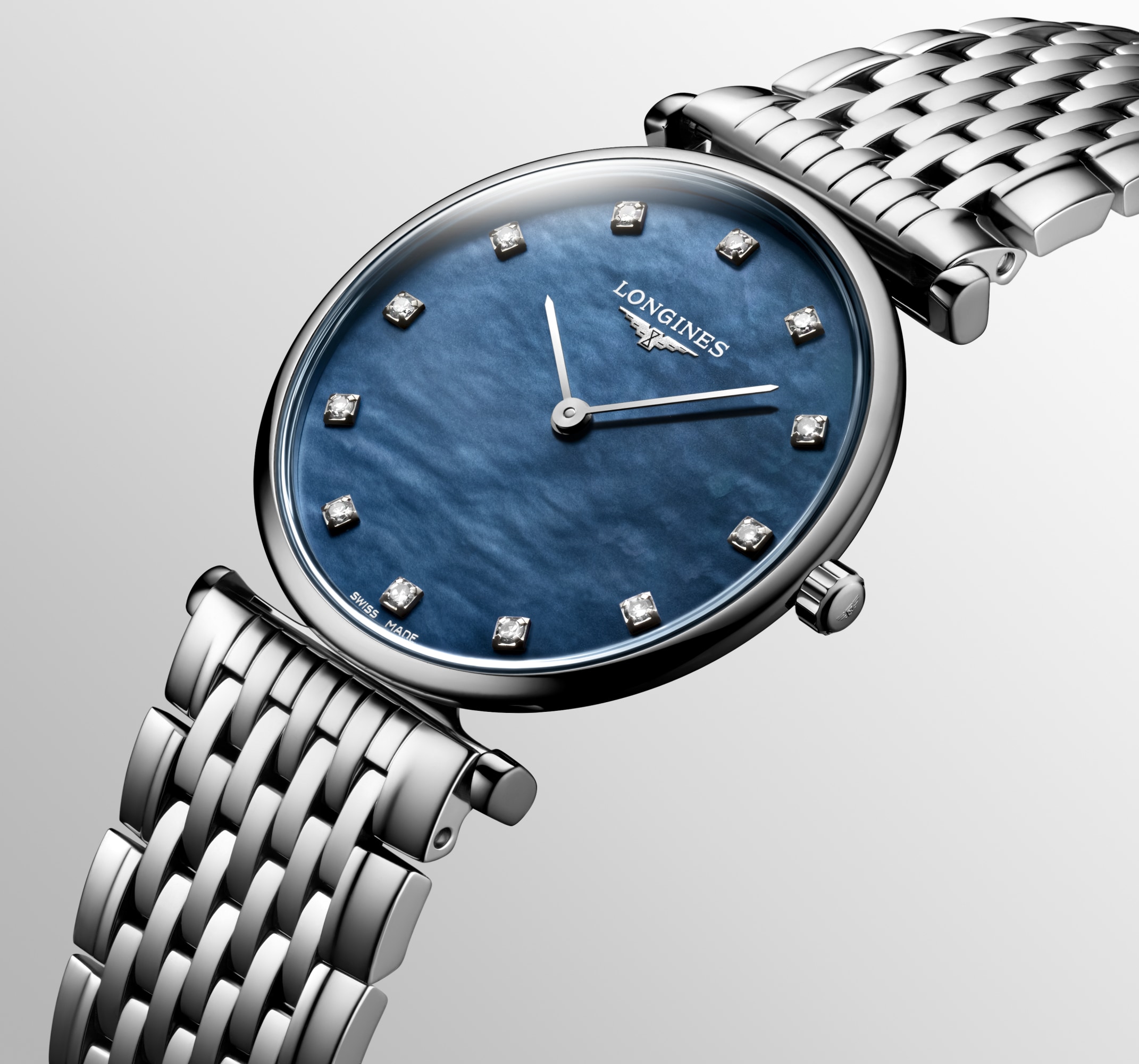 LA GRANDE CLASSIQUE DE LONGINES Quartz, Stainless Steel, Blue