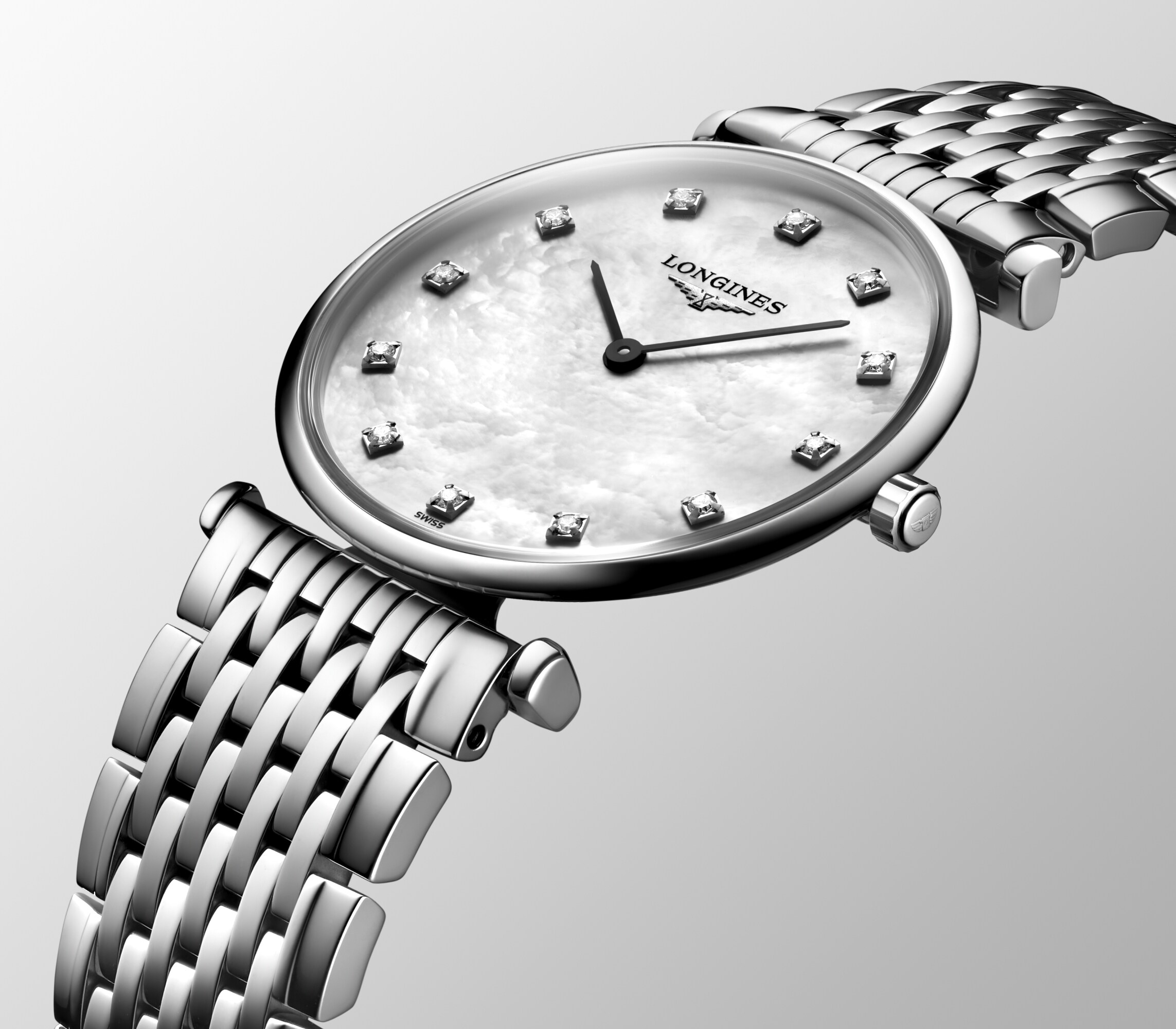 LA GRANDE CLASSIQUE DE LONGINES Quartz, Stainless Steel, White