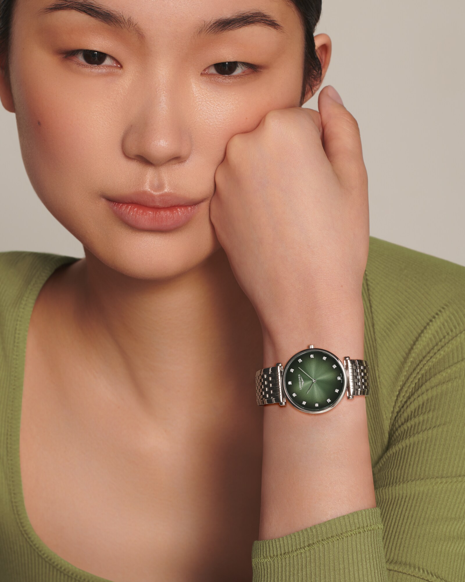 ラ グラン クラシック ドゥ ロンジン クォーツ、ステンレススティール