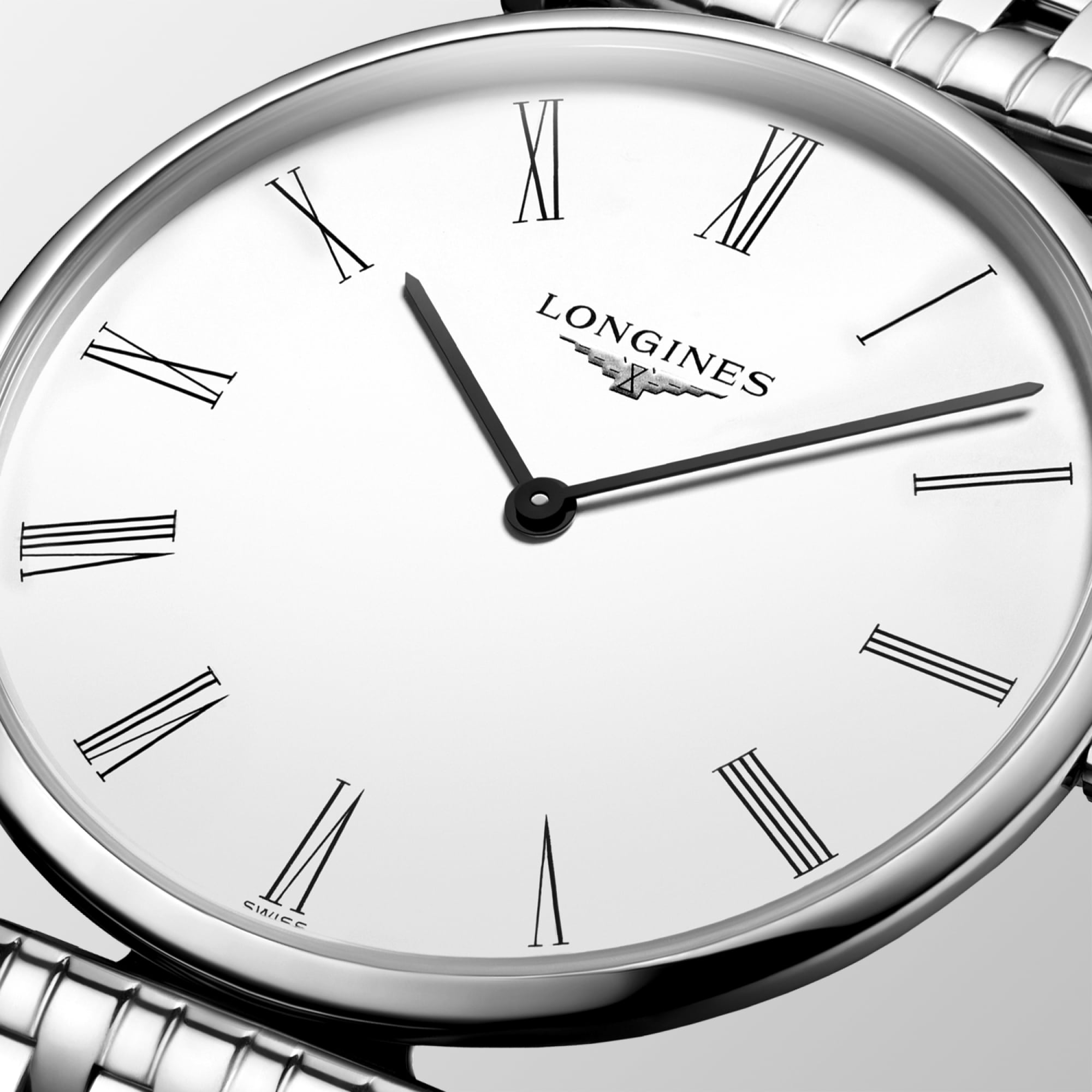 LA GRANDE CLASSIQUE DE LONGINES Quartz, Stainless Steel, White