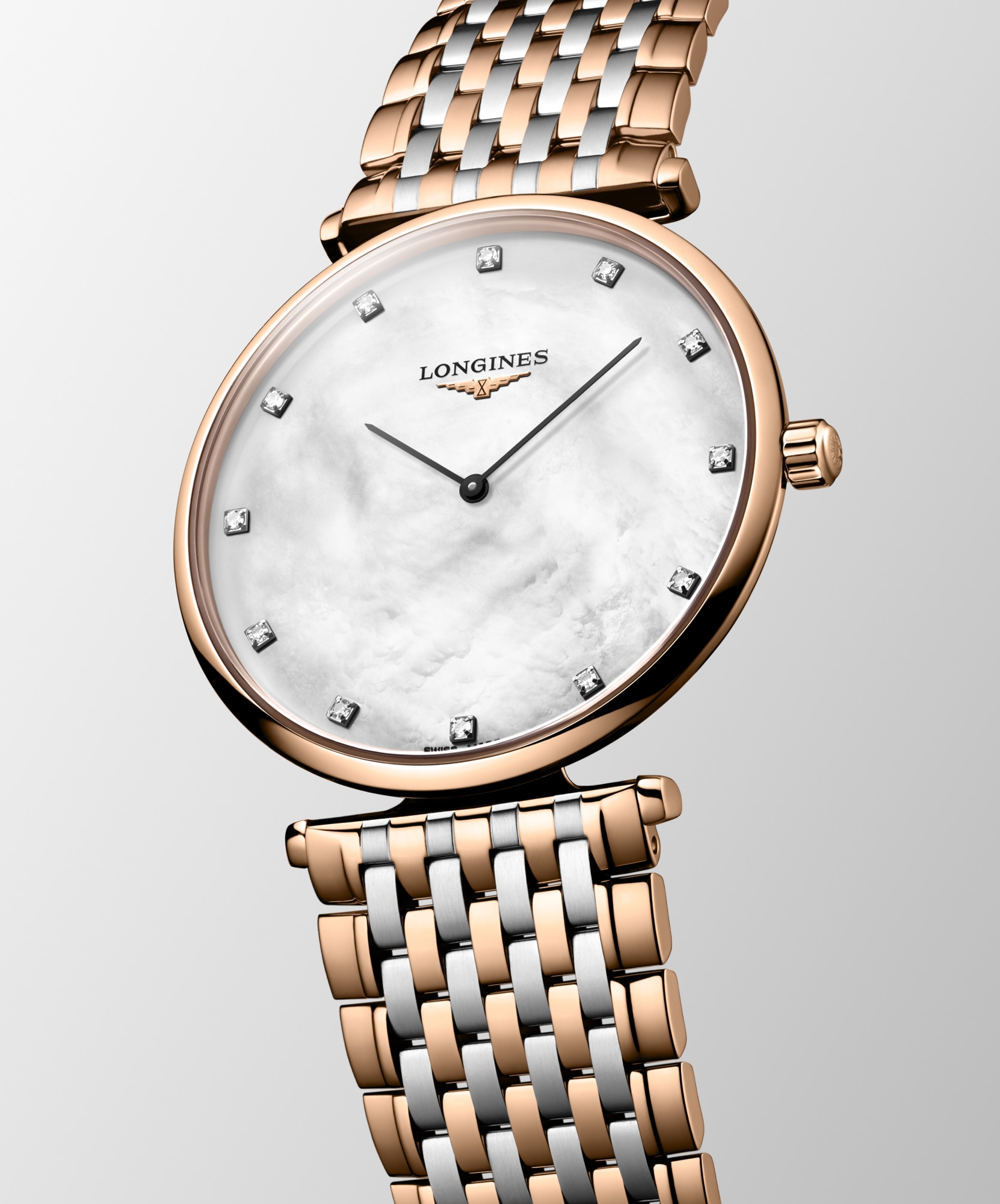 LA GRANDE CLASSIQUE DE LONGINES | Ø 38.00 mm, White Mother-of