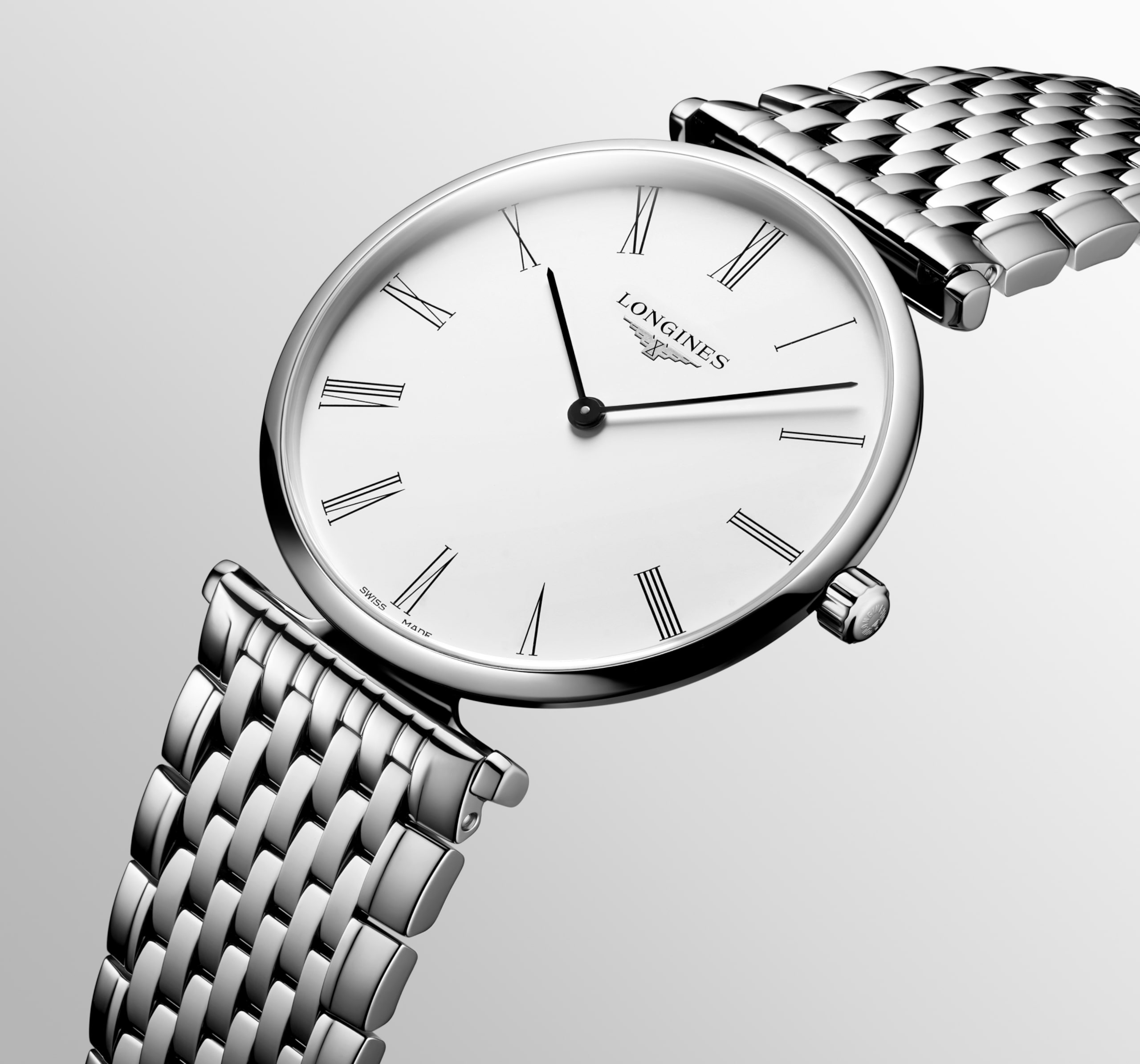 Longines LA GRANDE CLASSIQUE DE LONGINES quartz roestvrij staal Watch - L4.866.4.11.6