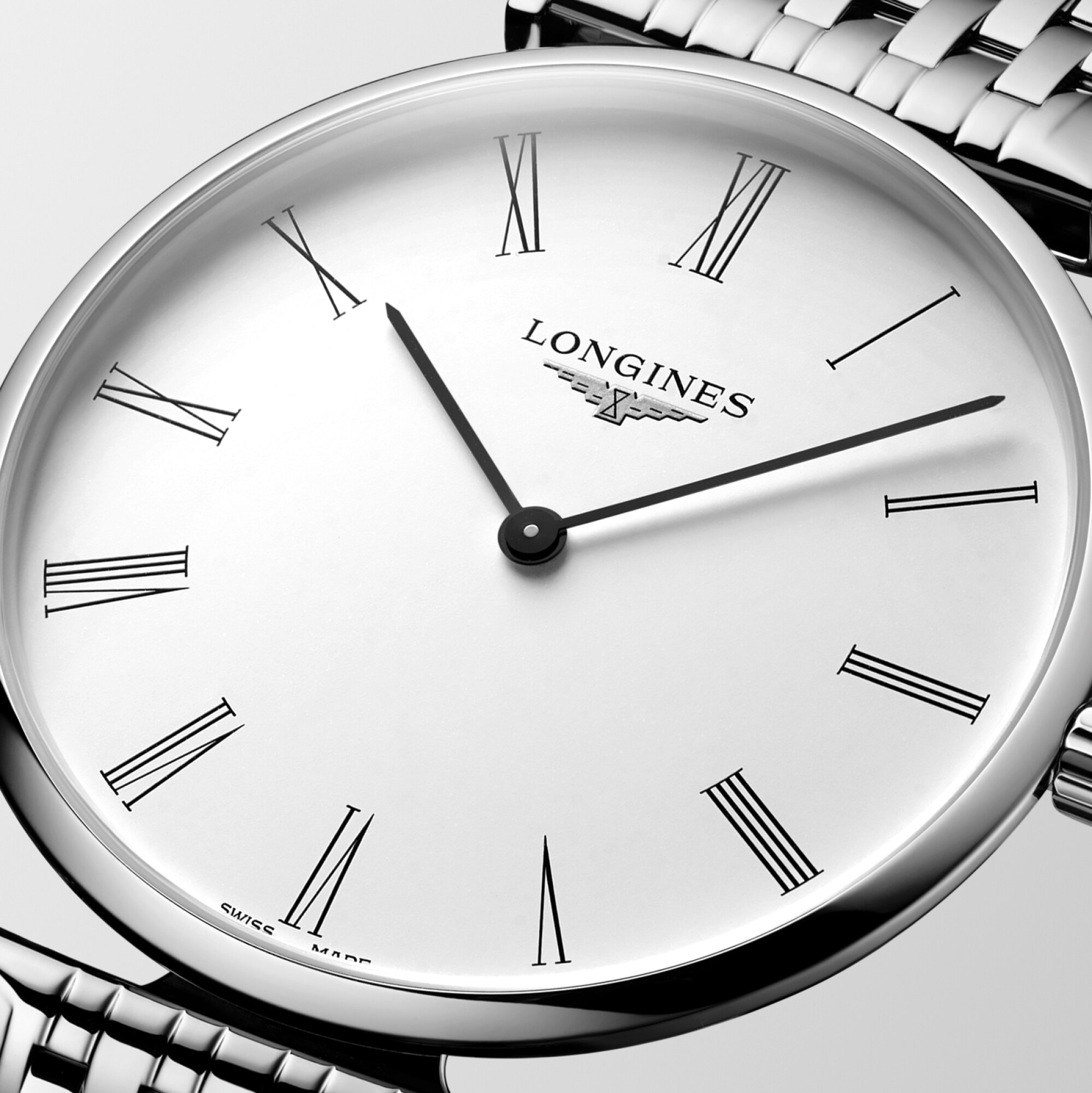 LA GRANDE CLASSIQUE DE LONGINES Quartz, Stainless Steel, White