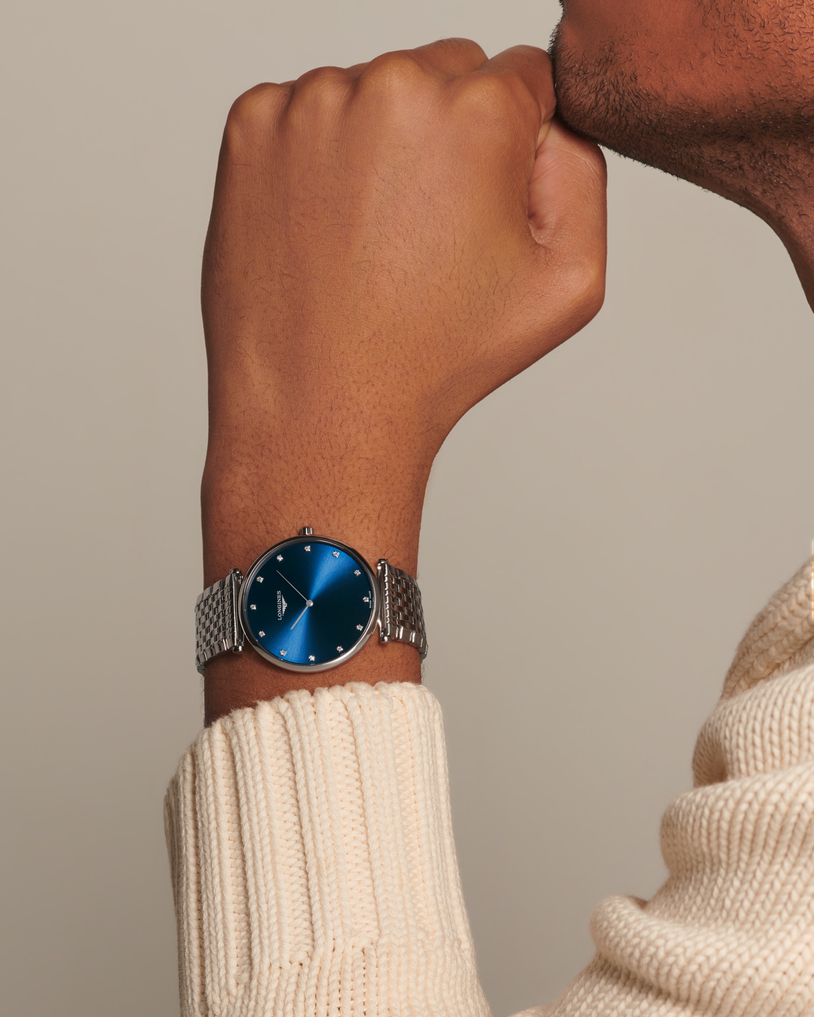 LA GRANDE CLASSIQUE DE LONGINES Quartz, Stainless Steel, Sunray