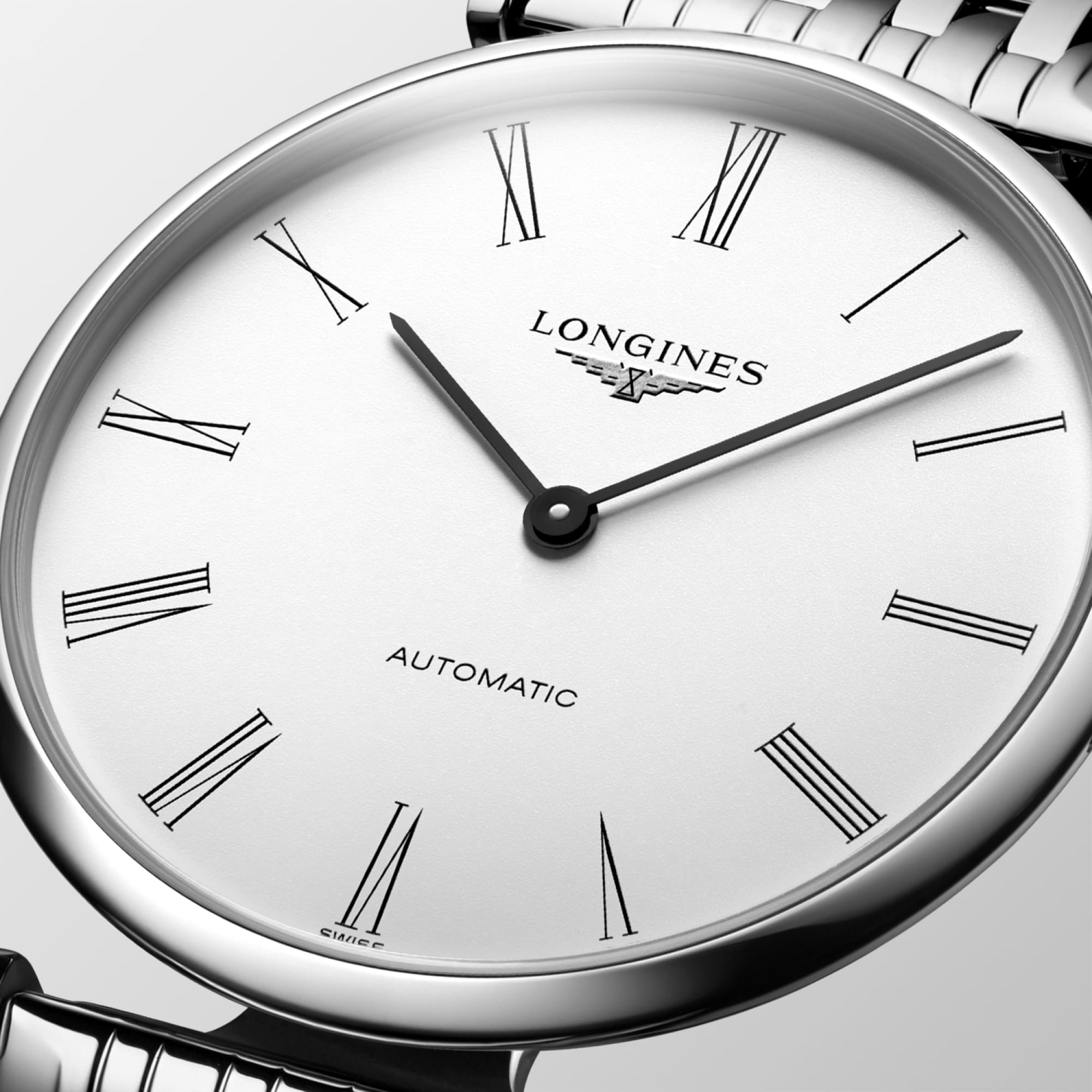 LA GRANDE CLASSIQUE DE LONGINES Automatic, Stainless Steel, White