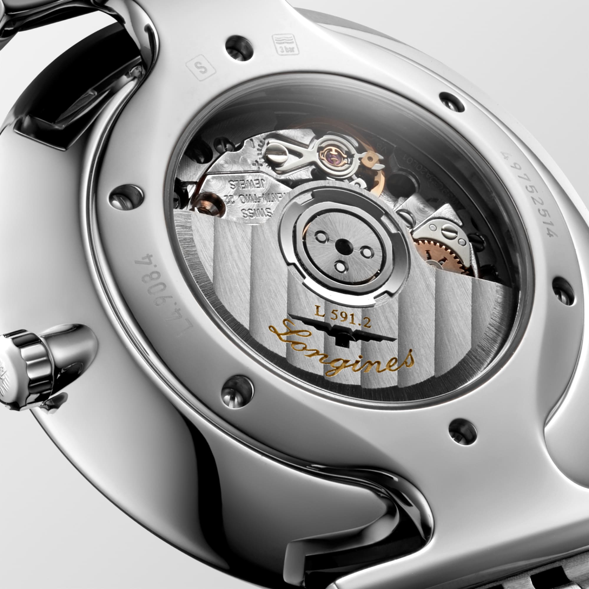 ラ グラン クラシック ドゥ ロンジン 自動巻、ステンレススティール