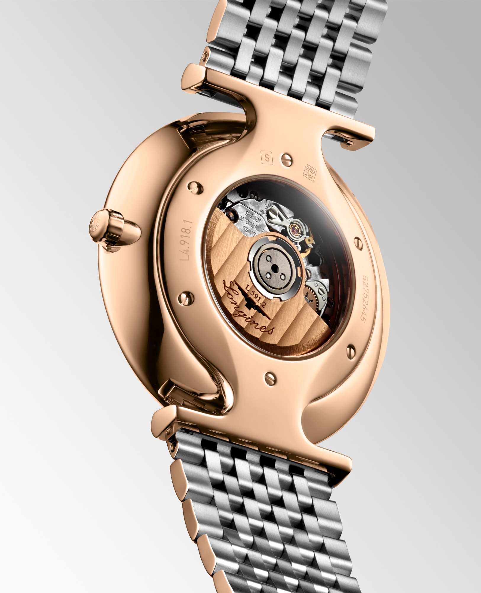 ラ グラン クラシック ドゥ ロンジン 自動巻、レッド Pvd