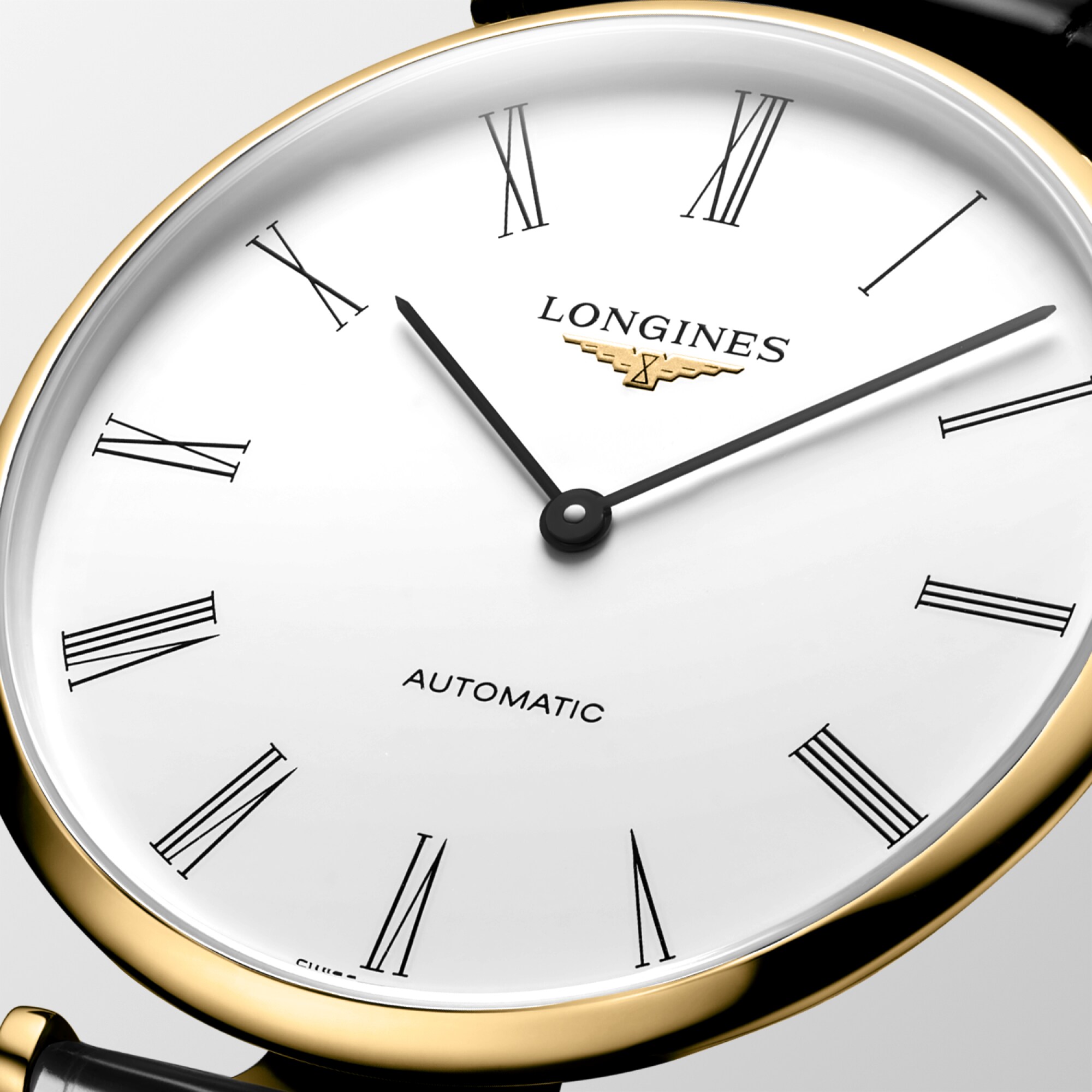 K水028/ LONGINES グランドクラシック クォーツ 腕時計 CONQUEST CLASSIC | Ø 29.50 mm, Black | L2.286.4.52.6 | LONGINES US