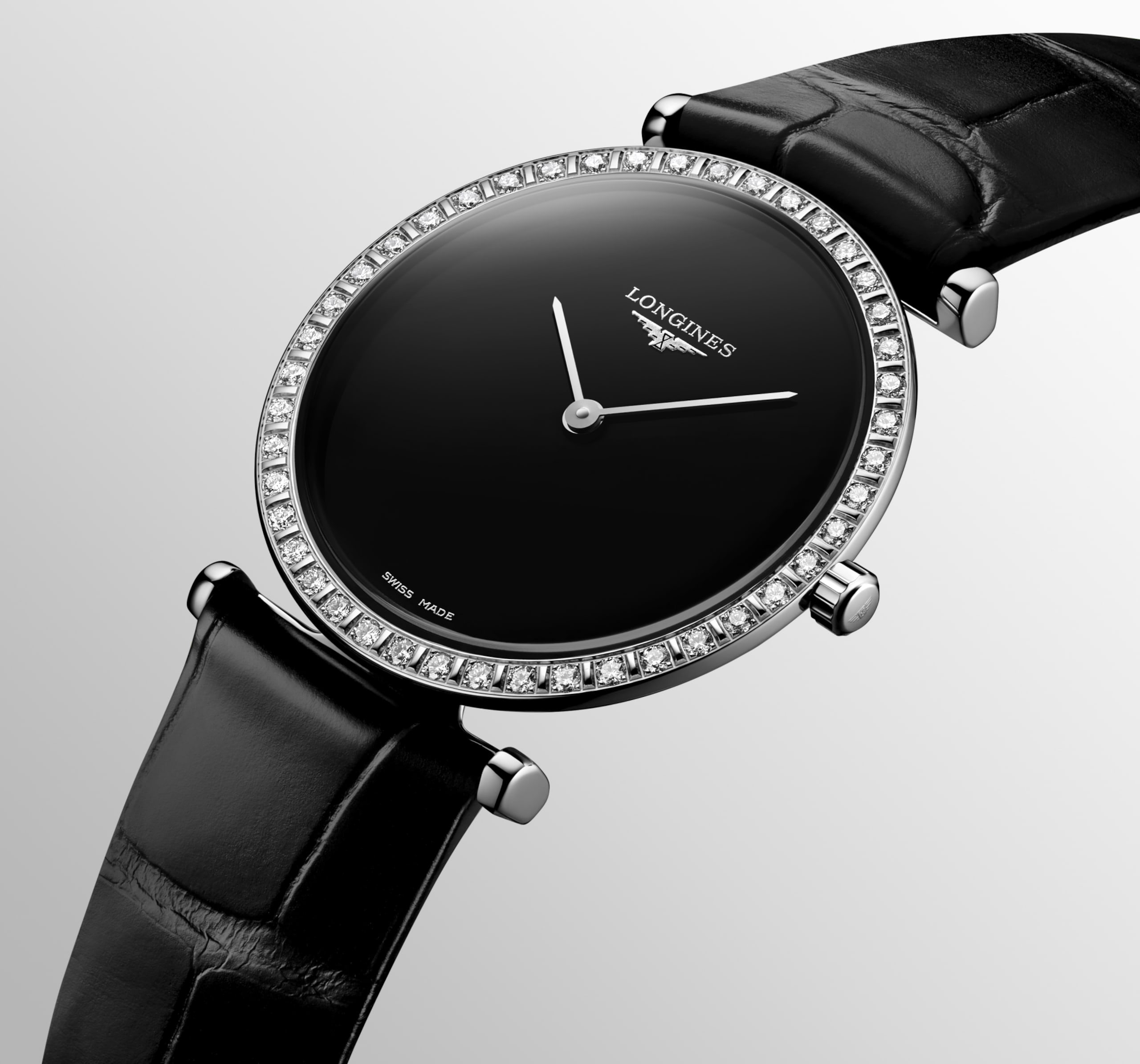 Longines LA GRANDE CLASSIQUE DE LONGINES MONOCHROME Quarz Edelstahl Watch - L4.523.0.50.2