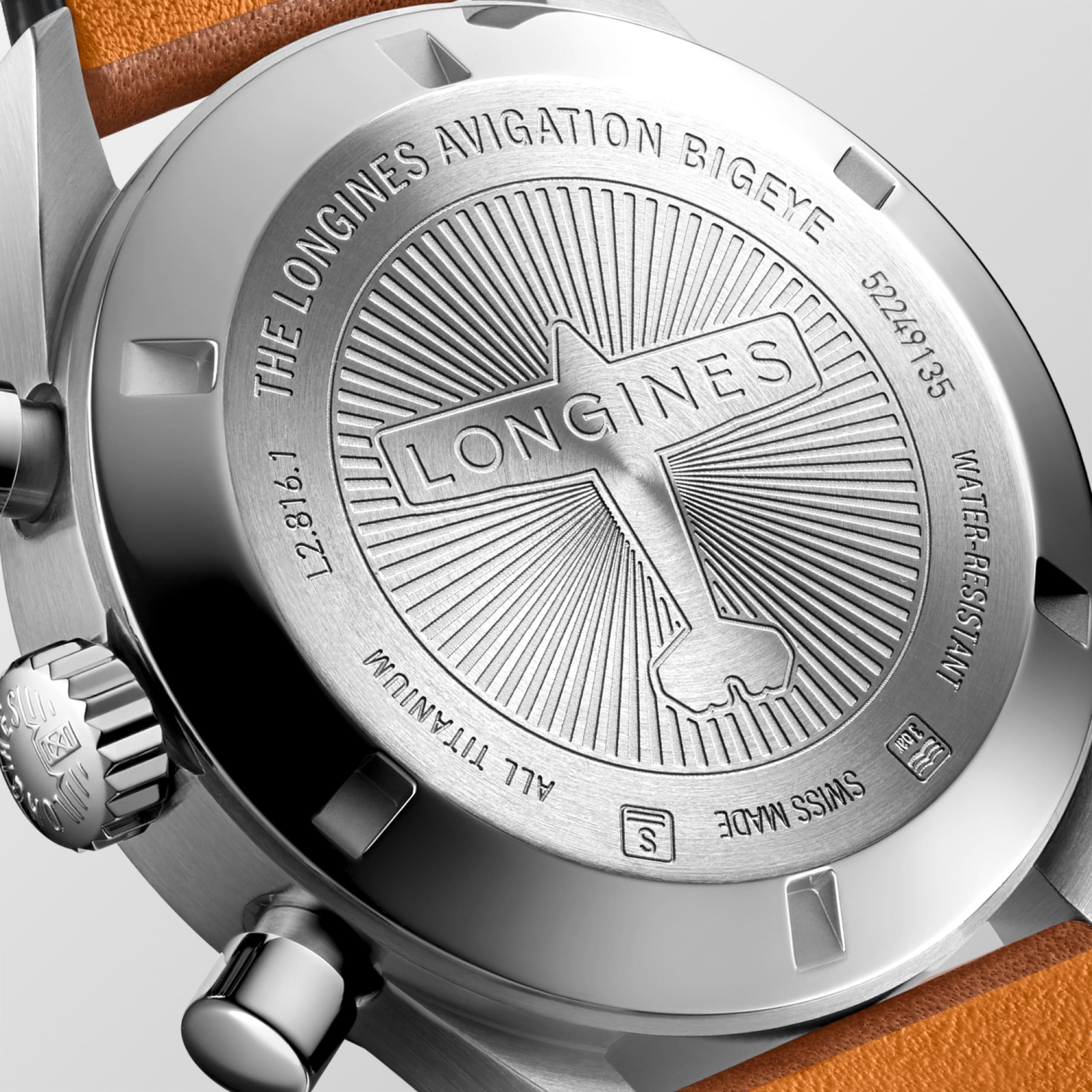 Longines AVIGATION BIGEYE Automatik Titan Watch - L2.816.1.93.2