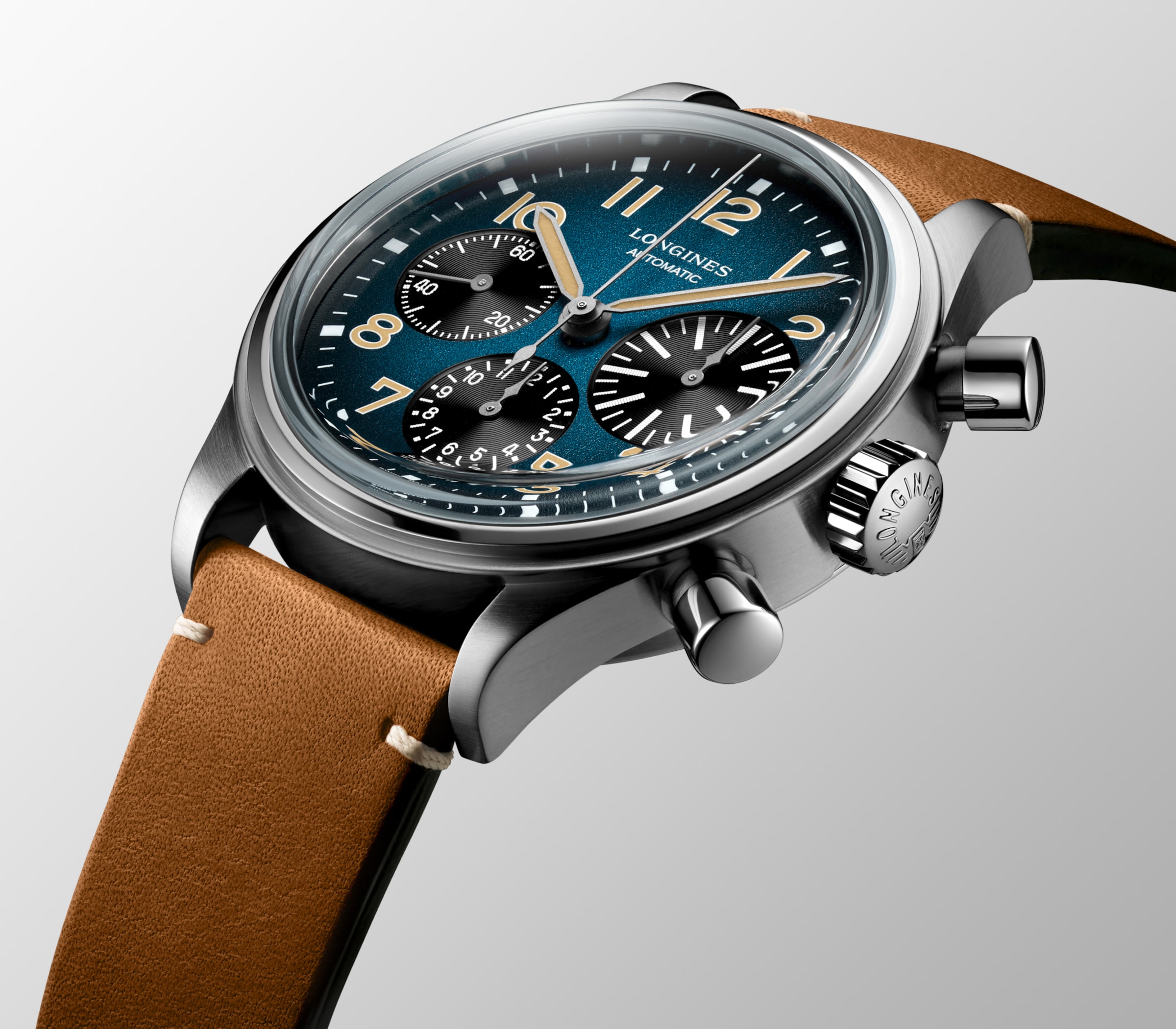 Longines AVIGATION BIGEYE Automatic Titanium Watch - L2.816.1.93.2