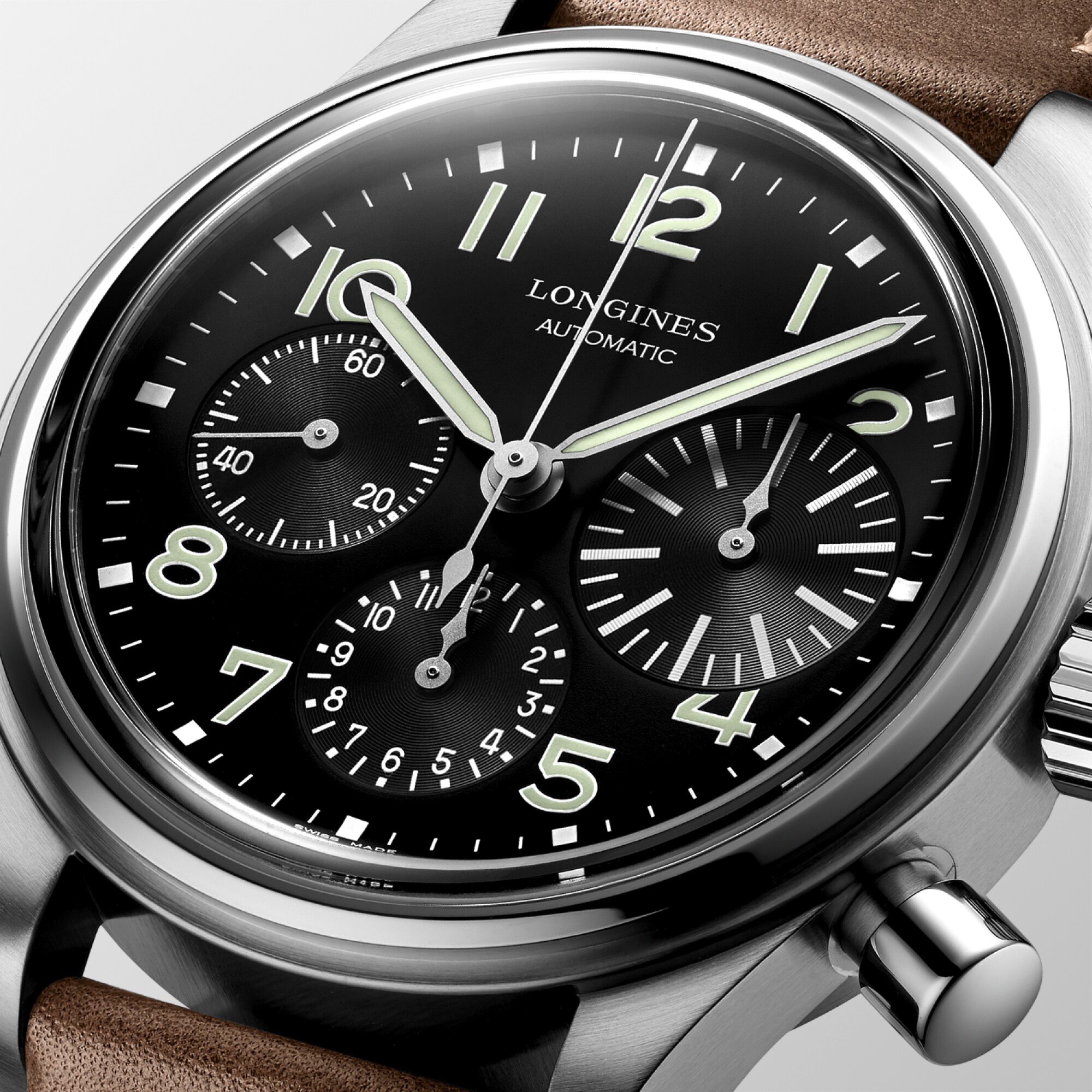 LONGINES AVIGATION BIGEYE | Ø 41.00 mm, Black | L2.816.4.53.2