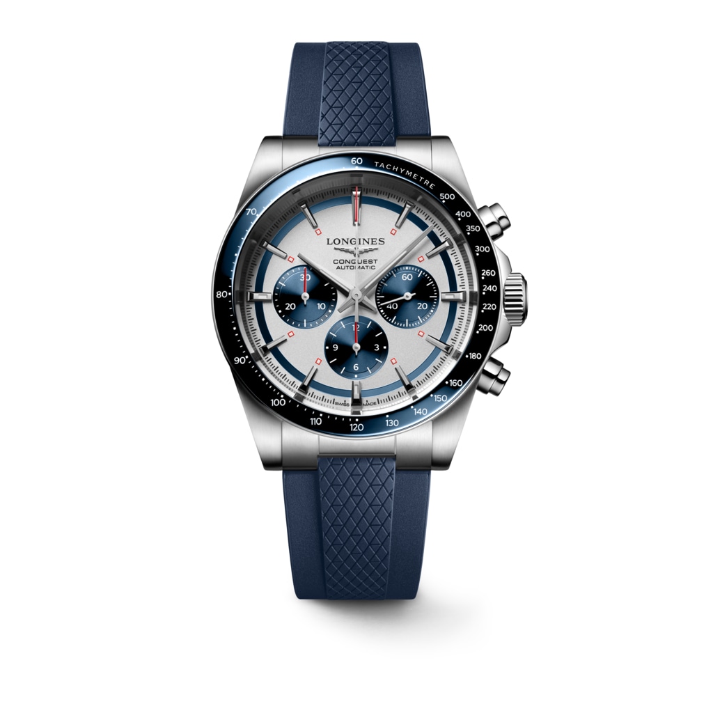 LONGINESウォッチスポーツコンクエスト コンクエスト 自動巻、ステンレススティール、ブルー「サンレイ