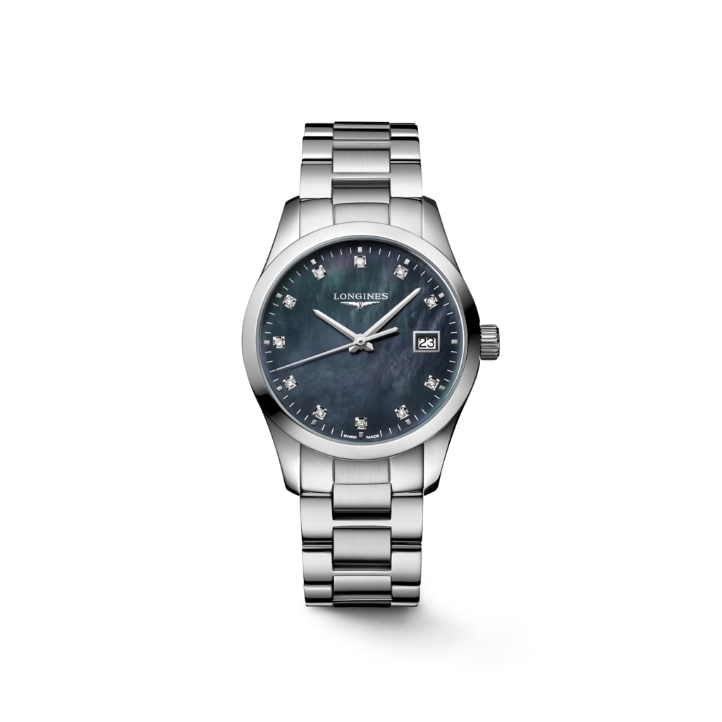 コンクエスト クラシック | Ø 34.00 mm, ブラック マザーオブパール