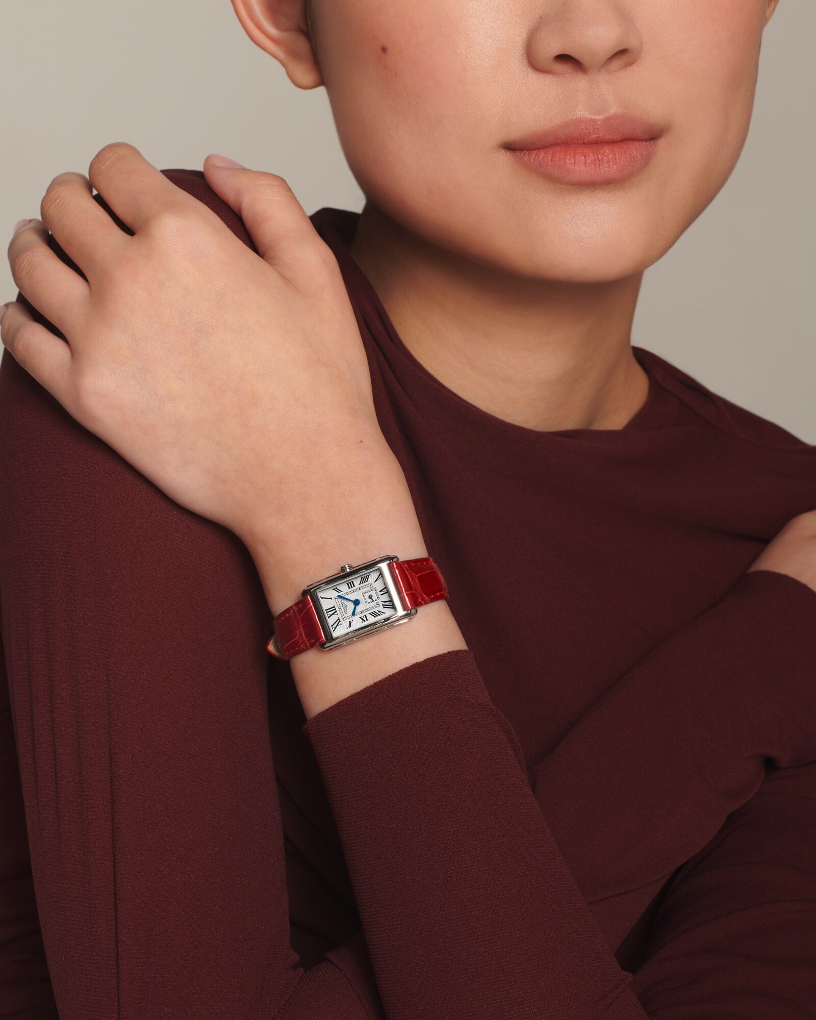 ロンジン ドルチェヴィータ クォーツ、ステンレススティール、シルバー