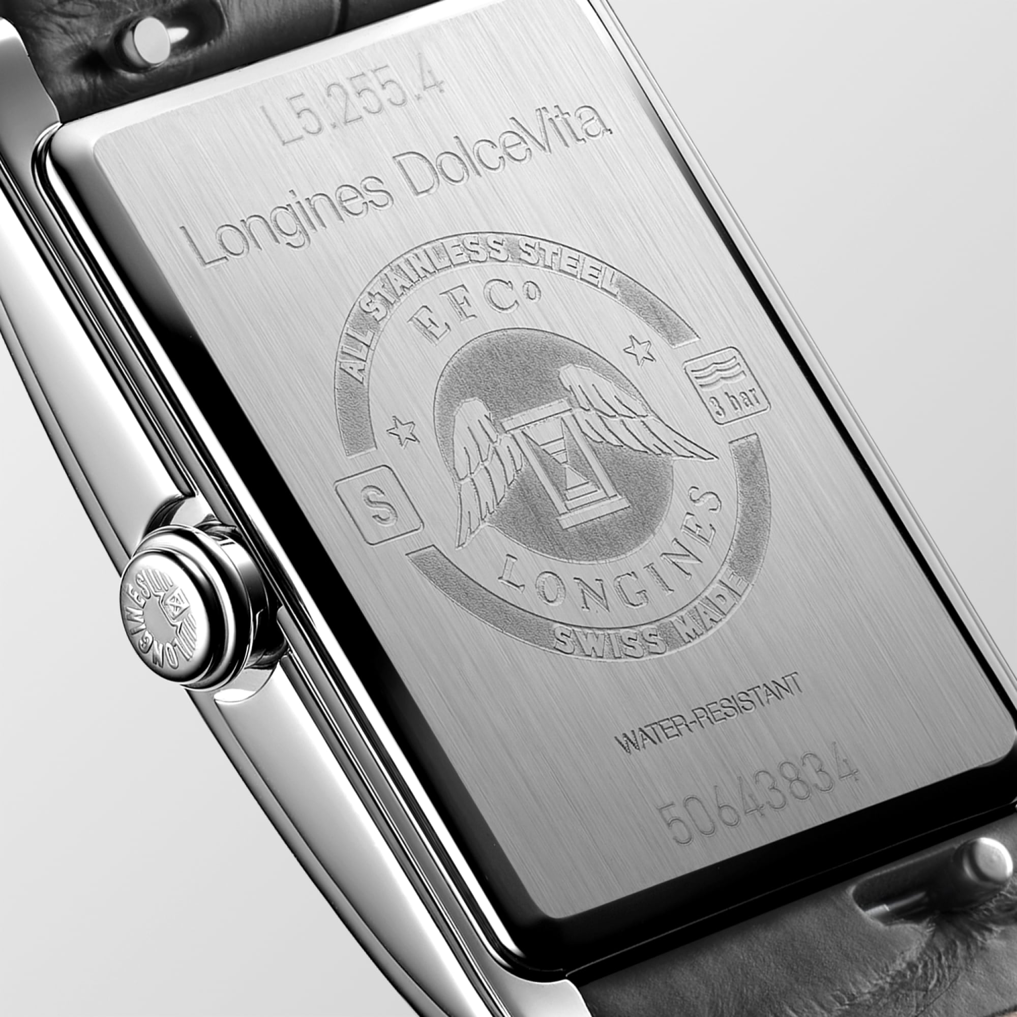 ロンジン ドルチェヴィータ クォーツ、ステンレススティール、ホワイト