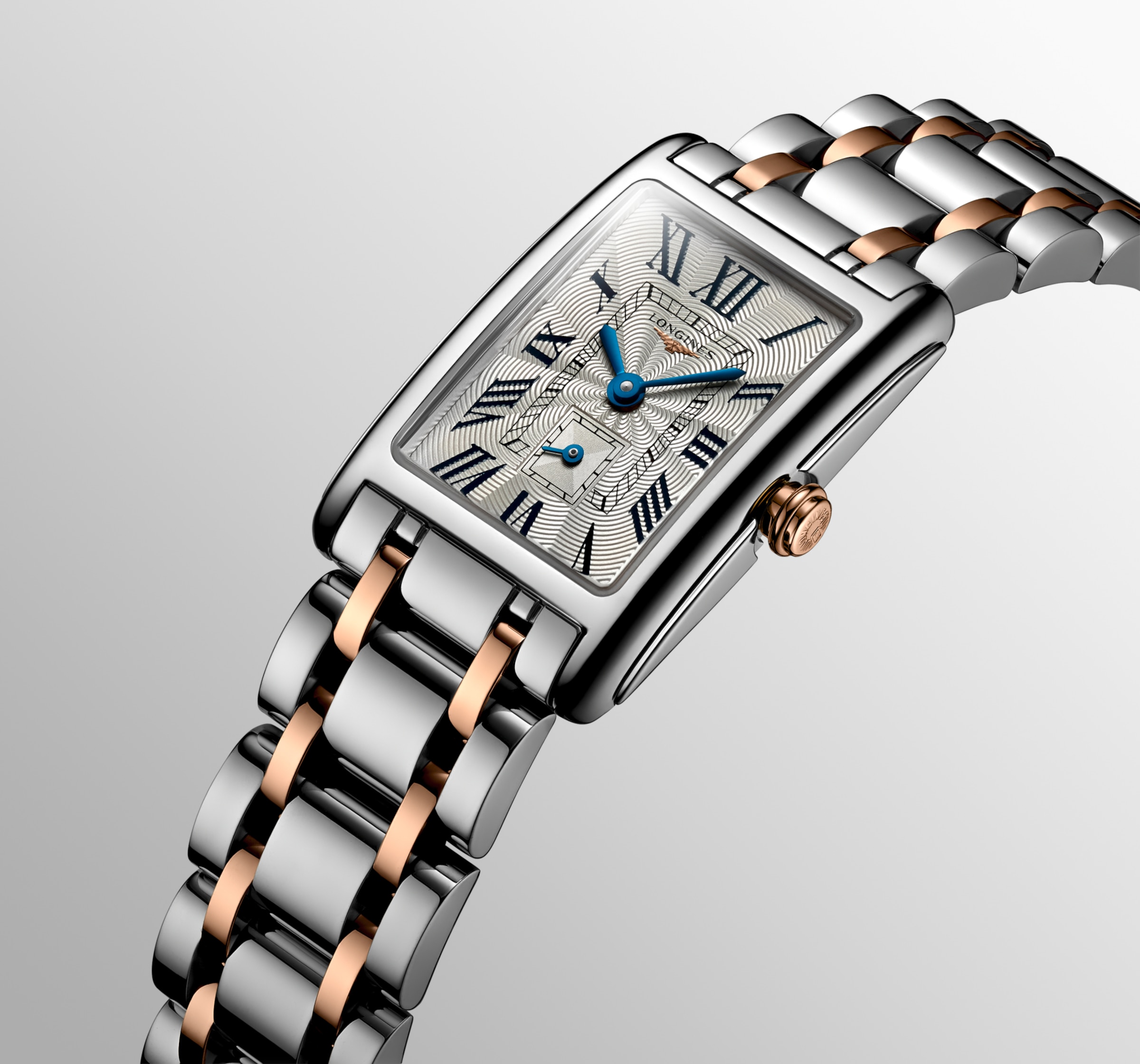 Longines DOLCEVITA Quartz Stainless steel with 18 karat pink gold crown Watch - L5.255.5.71.7