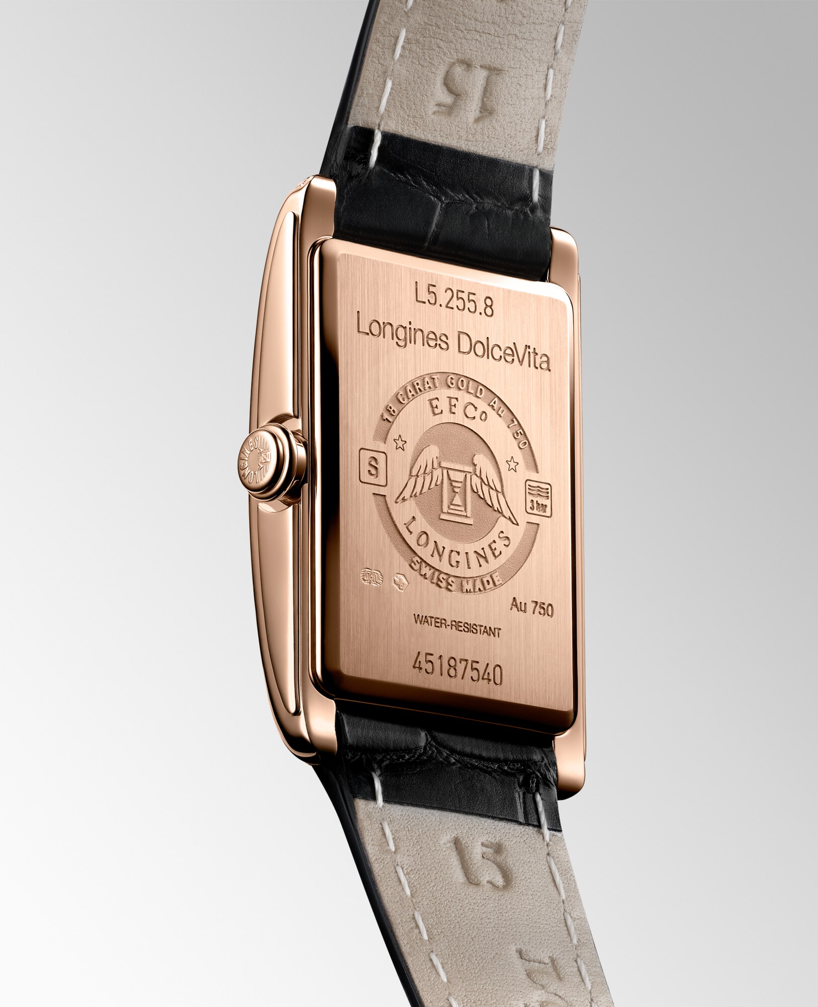 R7-3137 Longines 5228 クォーツ 腕時計 ゴールド/ブラウン R7-3137